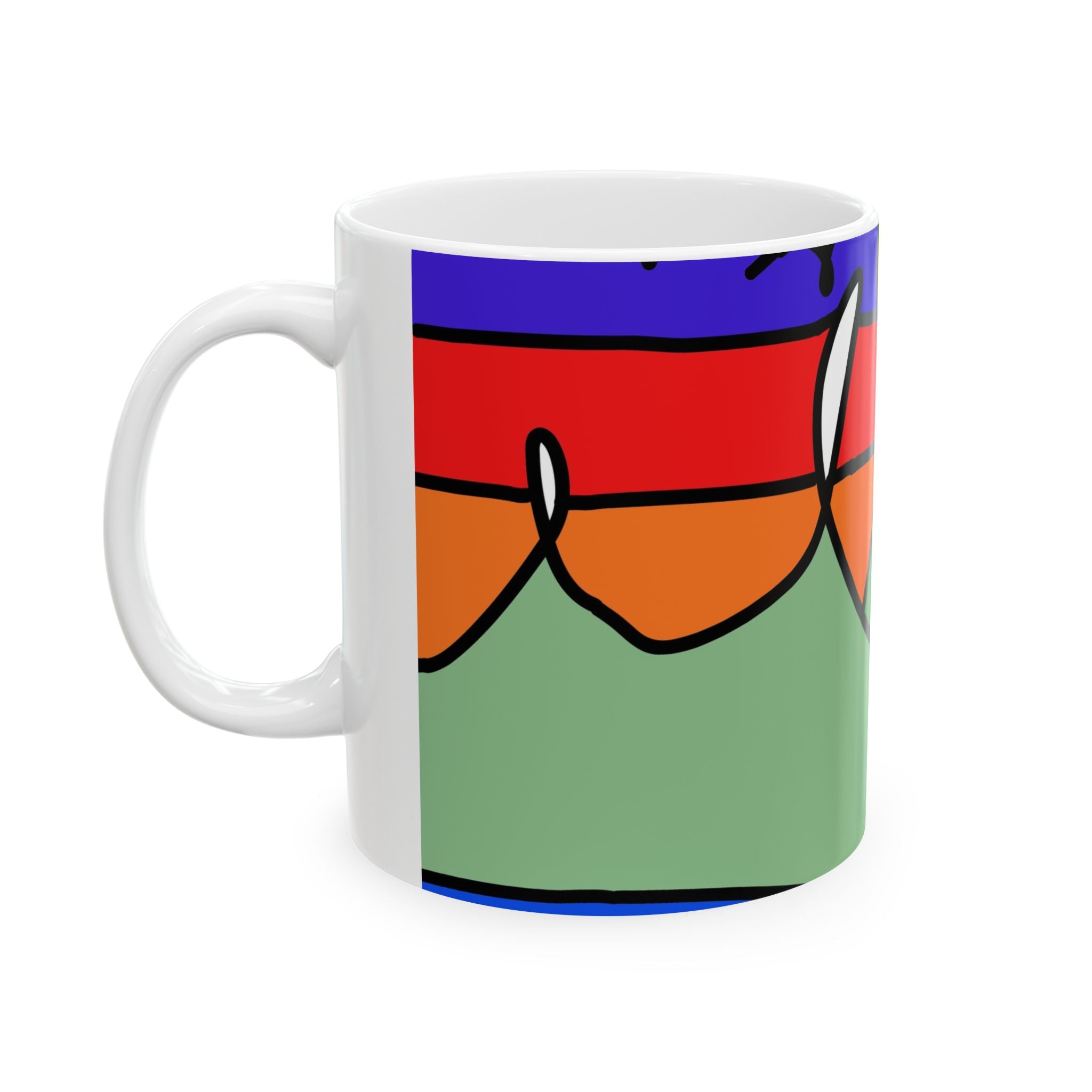 Snowy Peaks - Ceramic Mug, (11oz, 15oz)