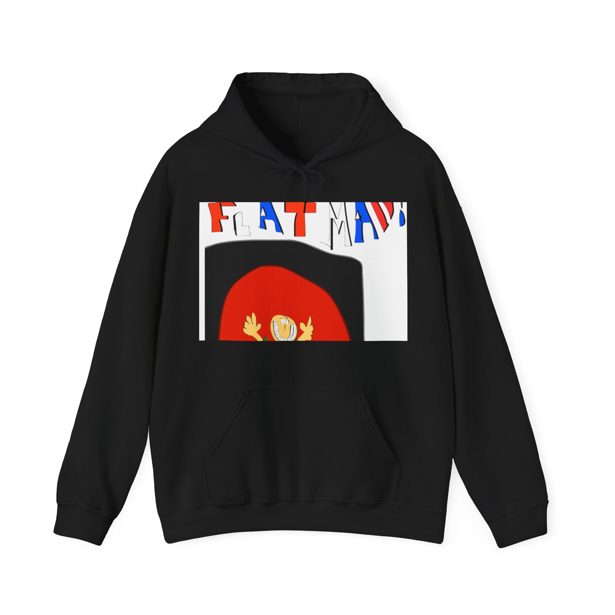 Flat Man Unisex Heavy Blend™ Hooded Sweatshirt