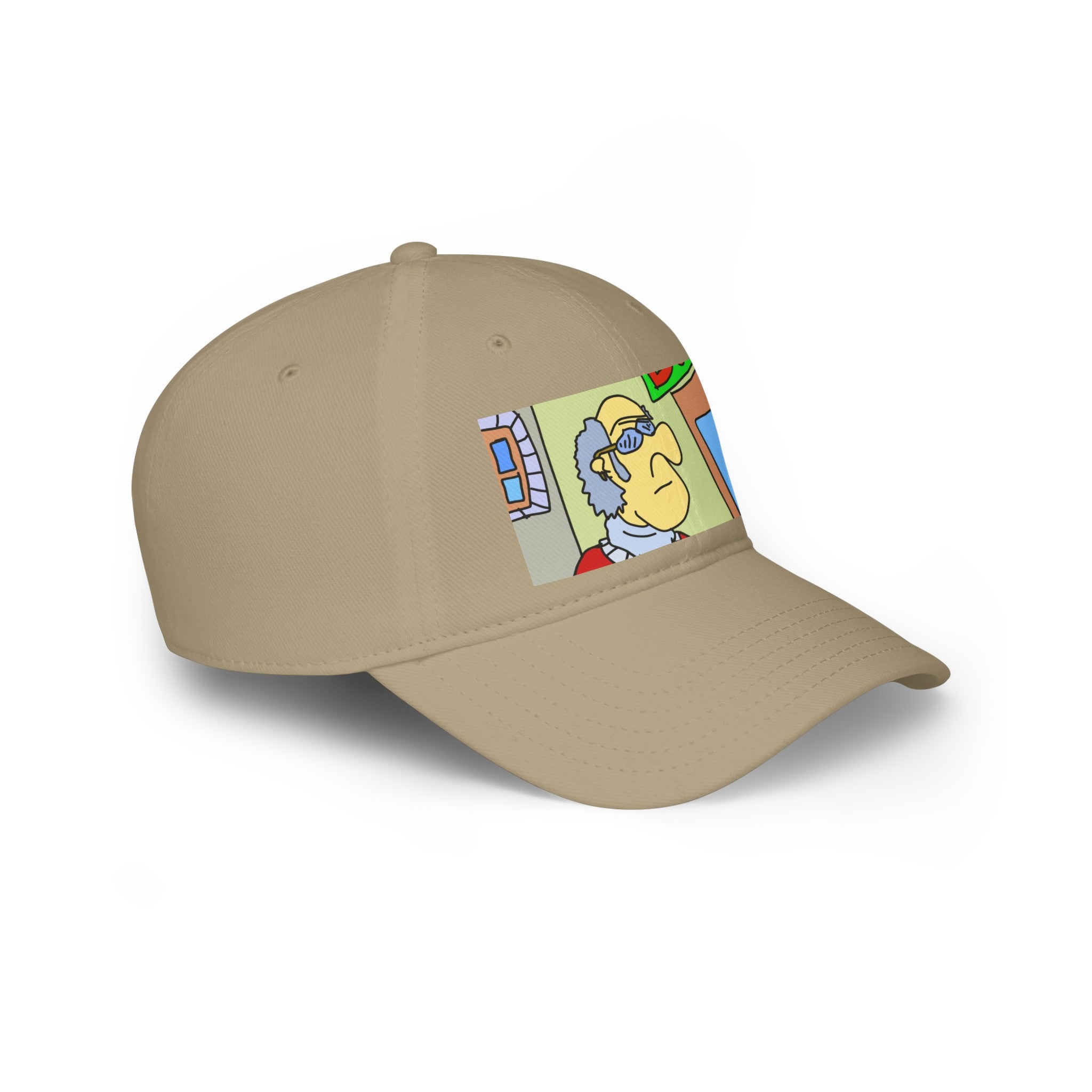 Time Traveling Bookstore George Low Profile Baseball Cap