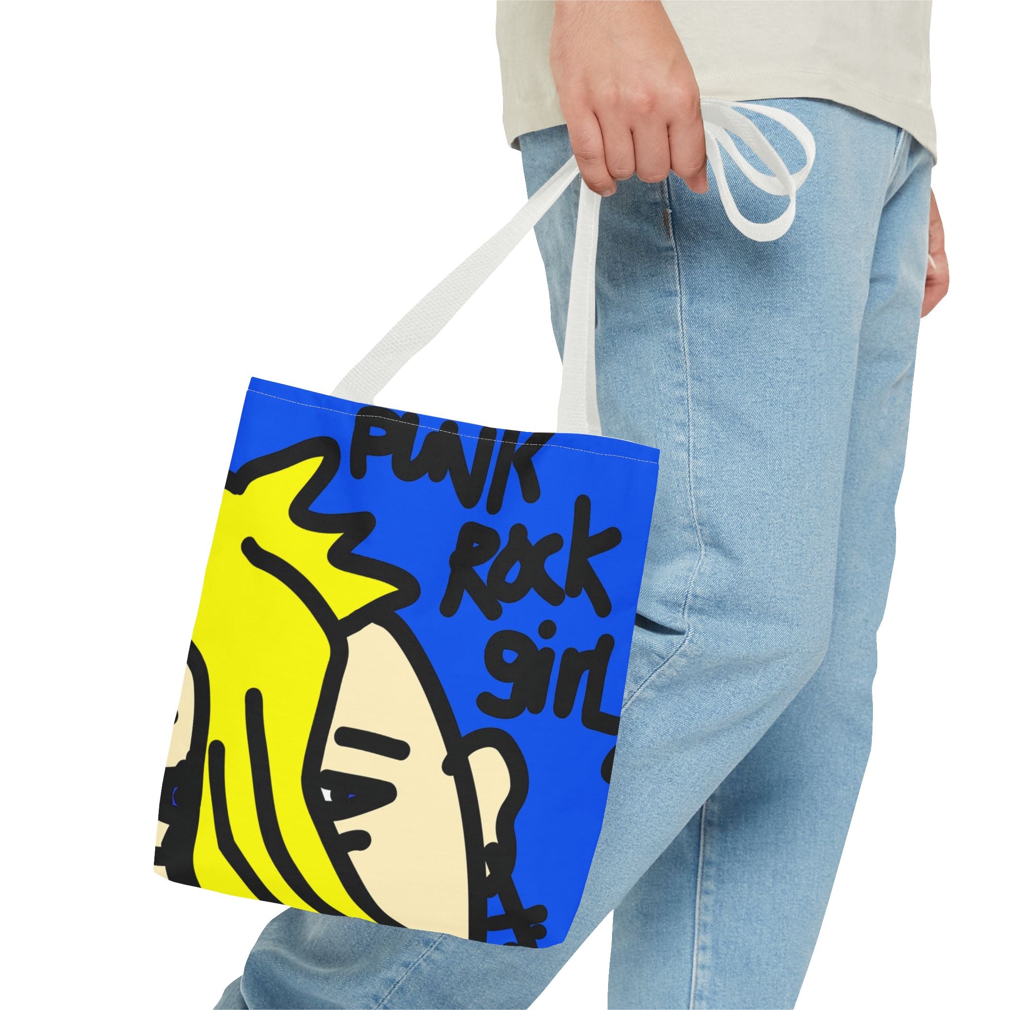 80’s Punk Rock Girl - Tote Bag (AOP)