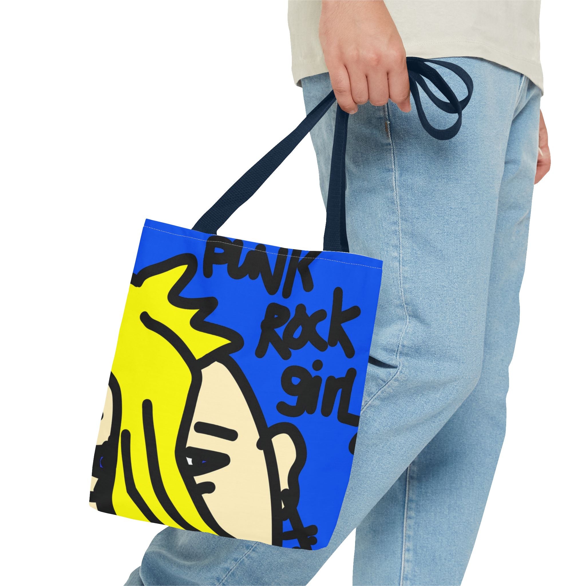 80’s Punk Rock Girl - Tote Bag (AOP)
