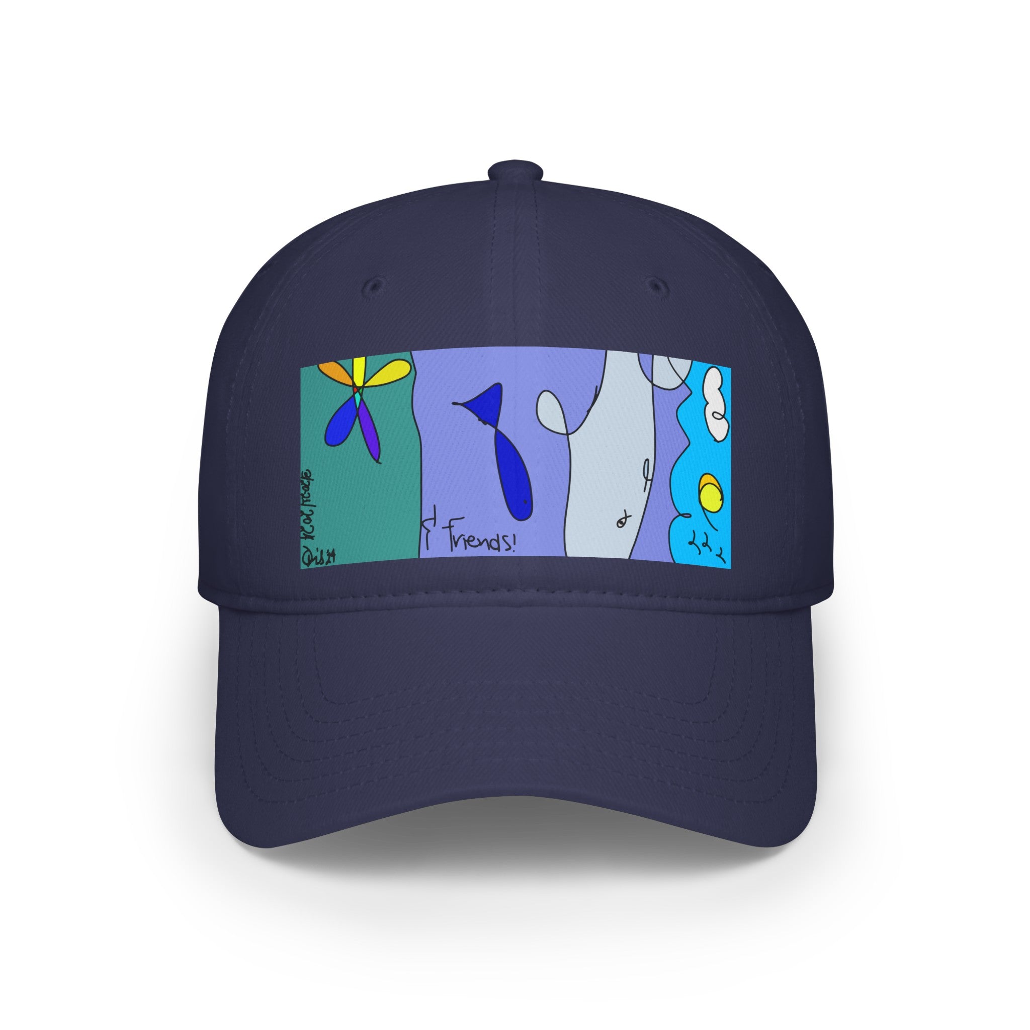 Dolphin & Friends Low Profile Baseball Cap