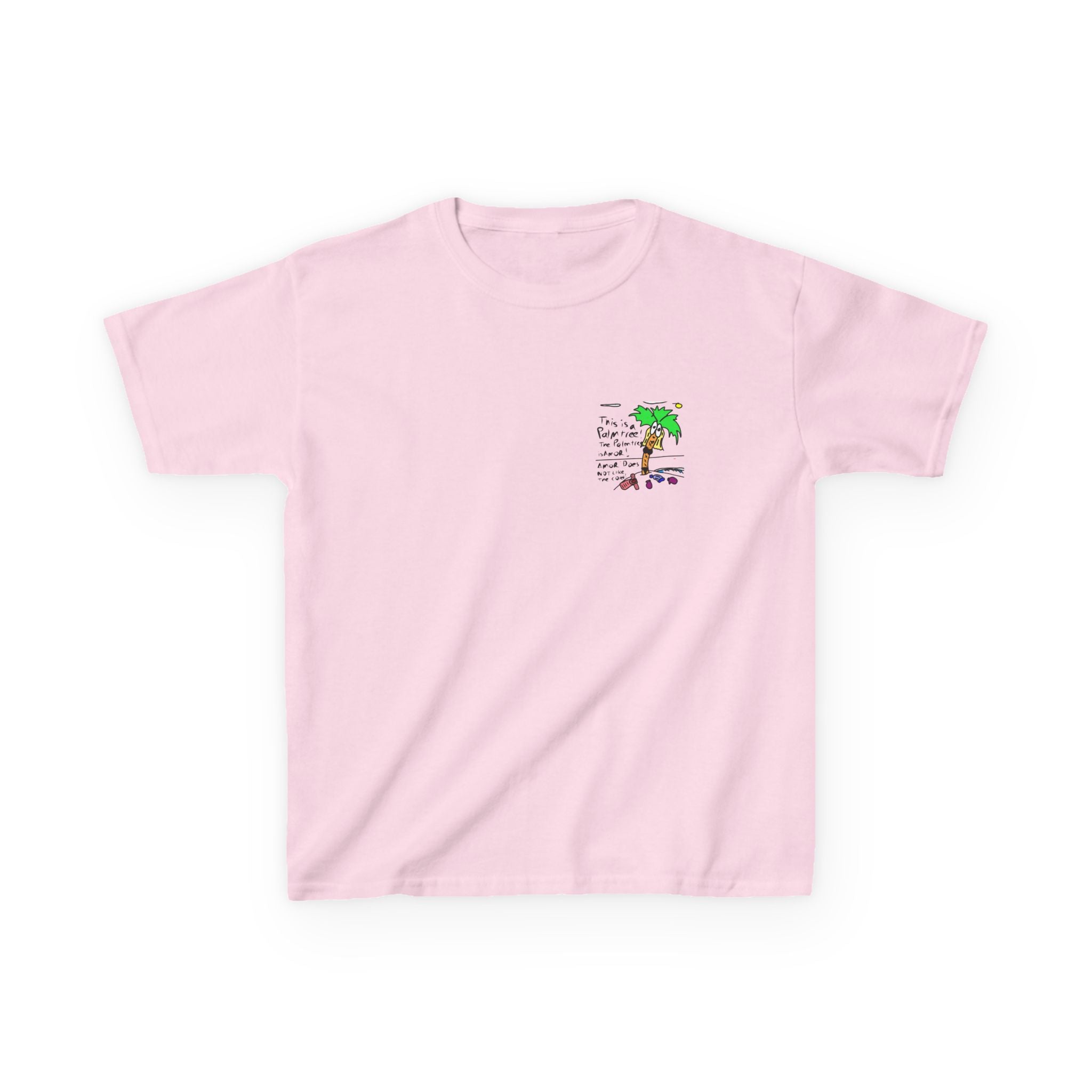 Amor the Palm Tree - Kids Unisex Garment-Dyed T-shirt