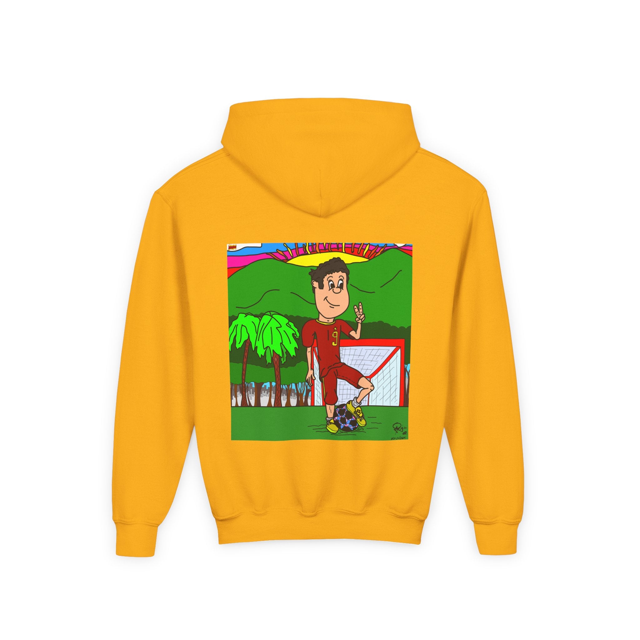 Pepe Fútbol- Youth Heavy Blend Hooded Sweatshirt