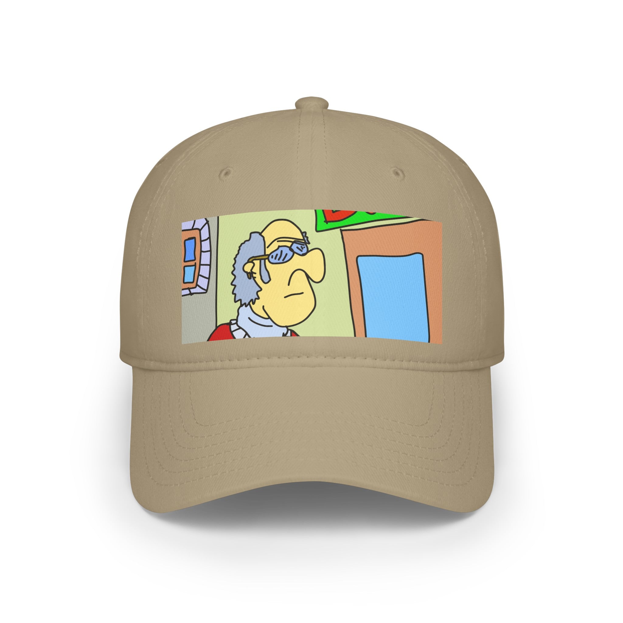 Time Traveling Bookstore George Low Profile Baseball Cap