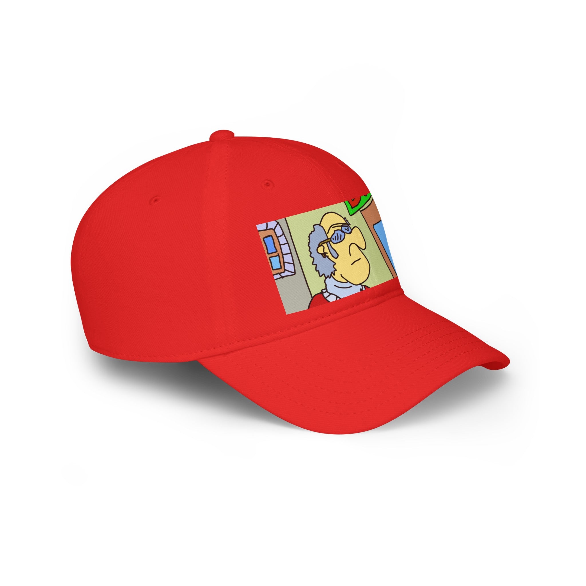 Time Traveling Bookstore George Low Profile Baseball Cap