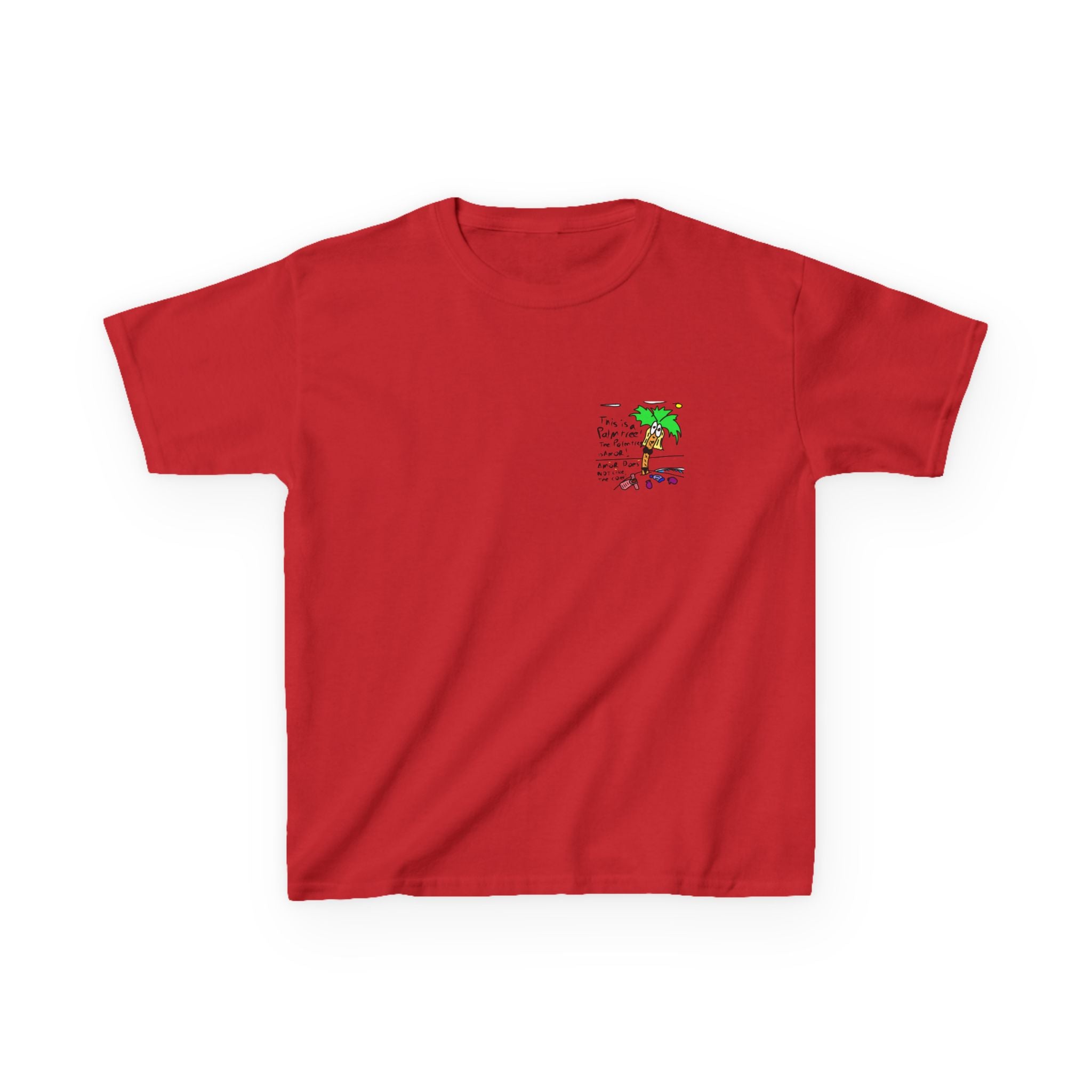 Amor the Palm Tree - Kids Unisex Garment-Dyed T-shirt
