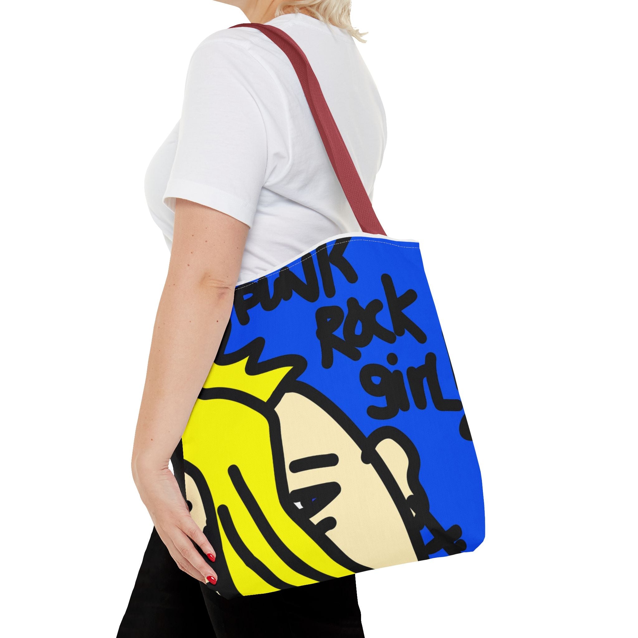 80’s Punk Rock Girl - Tote Bag (AOP)