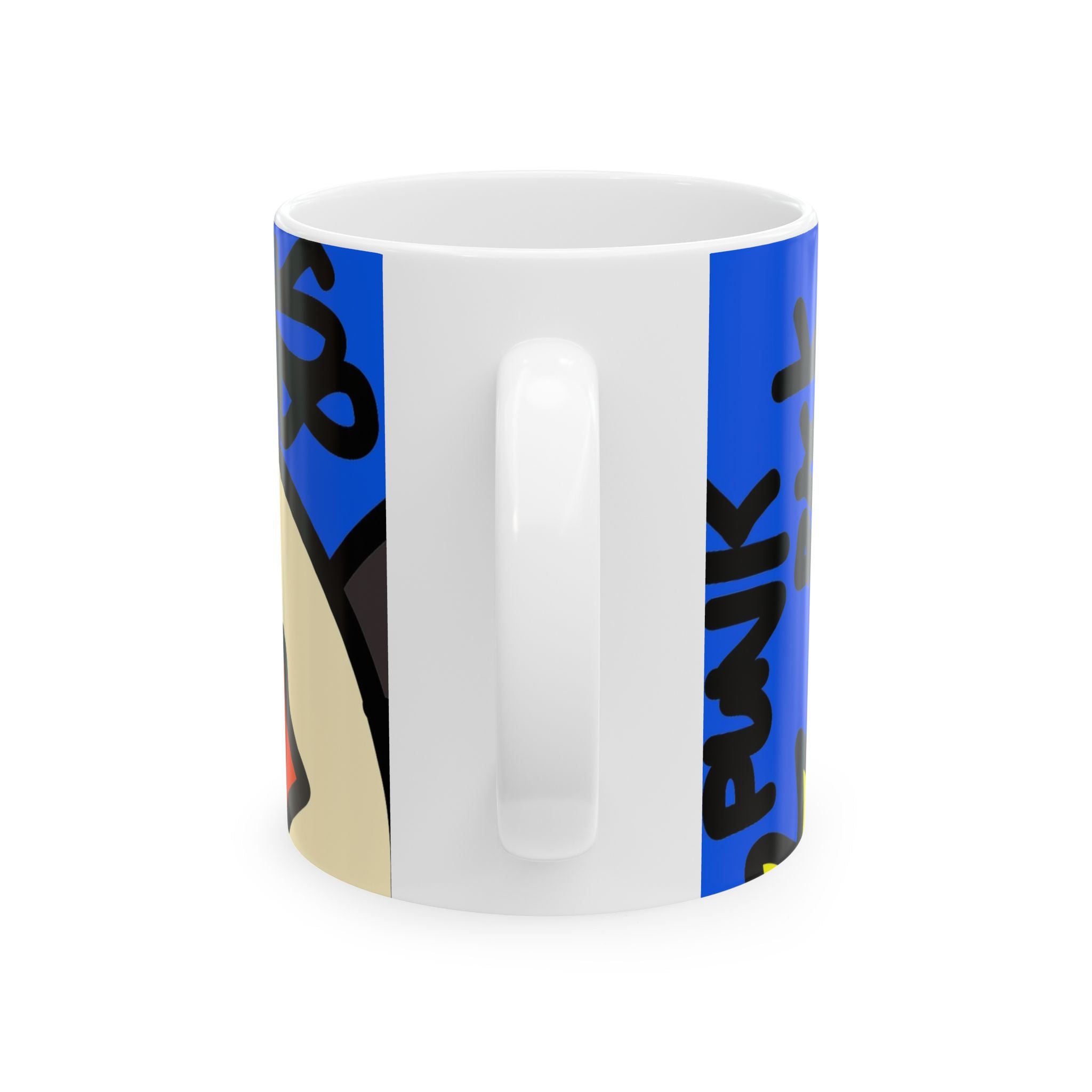 80’s Punk Rock Girl - Ceramic Mug, (11oz, 15oz)