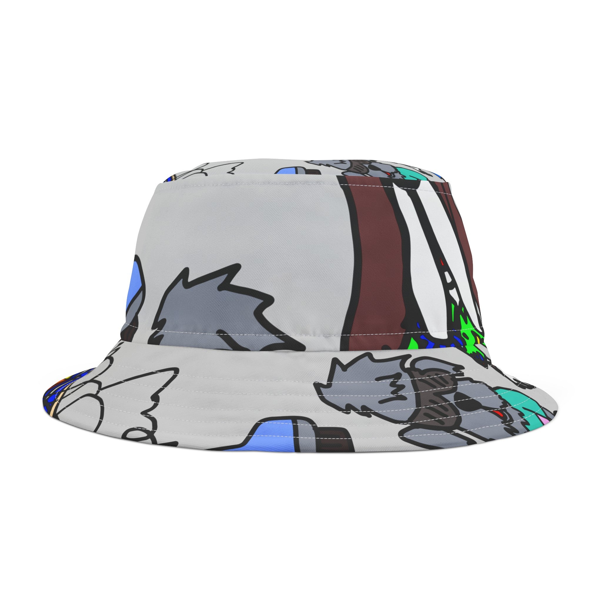 Old Dogs New Tricks Bucket Hat (AOP)