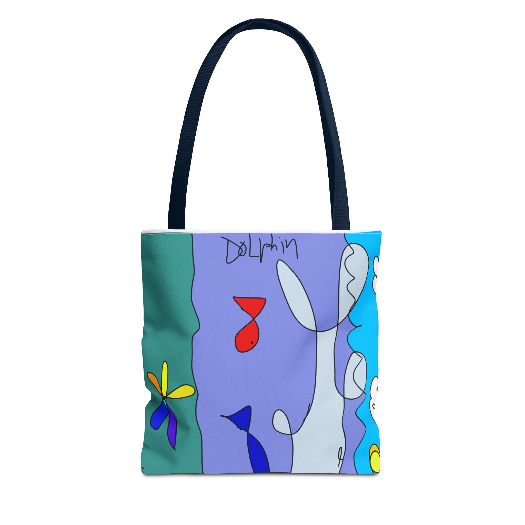 Dolphin & Friends Tote Bag (AOP)