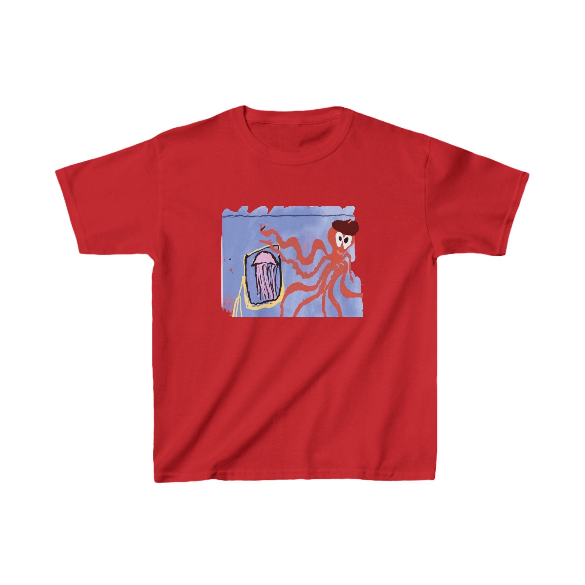 Sky’s Under Sea Masterpiece- Kids Heavy Cotton™ Tee