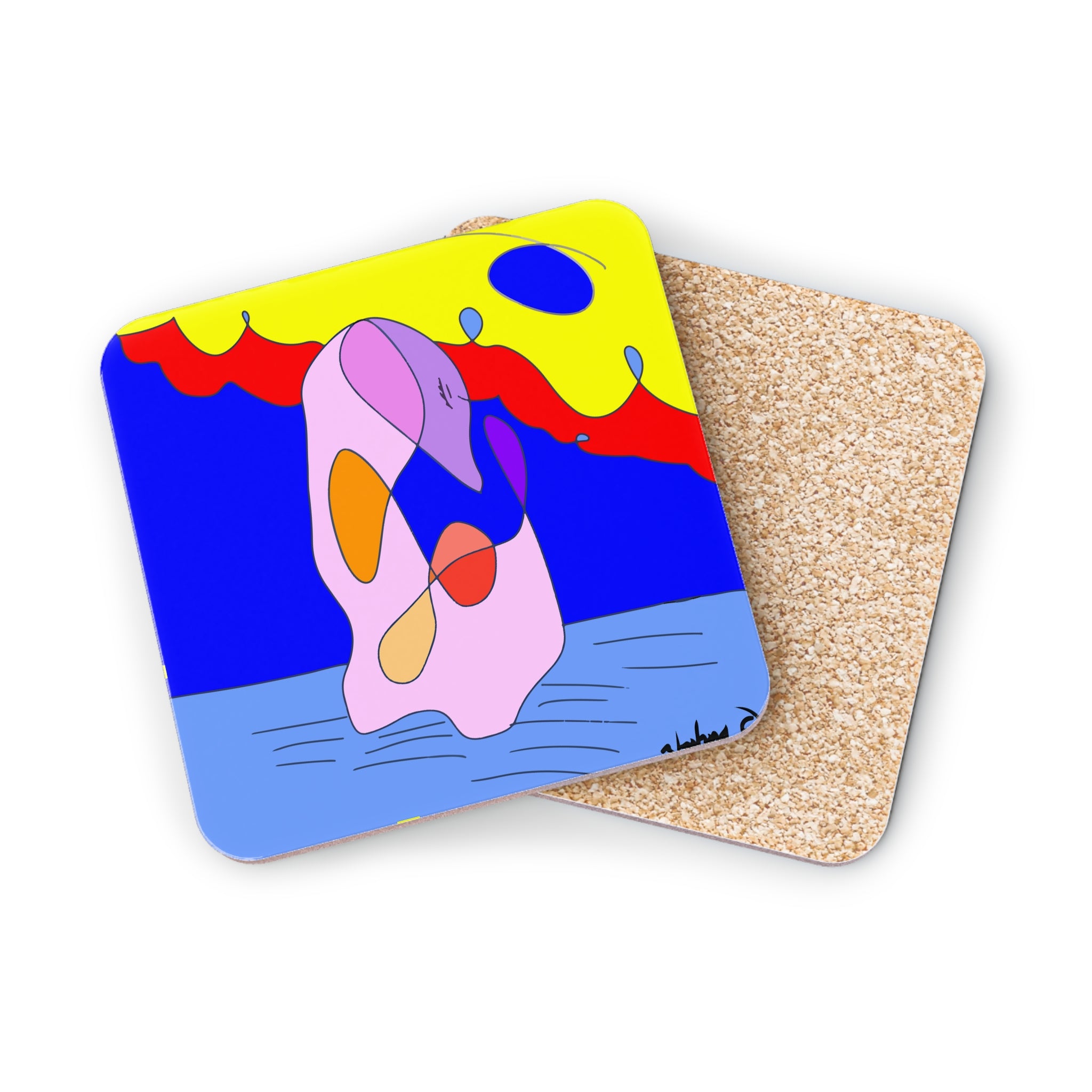 Pink Swan Coasters