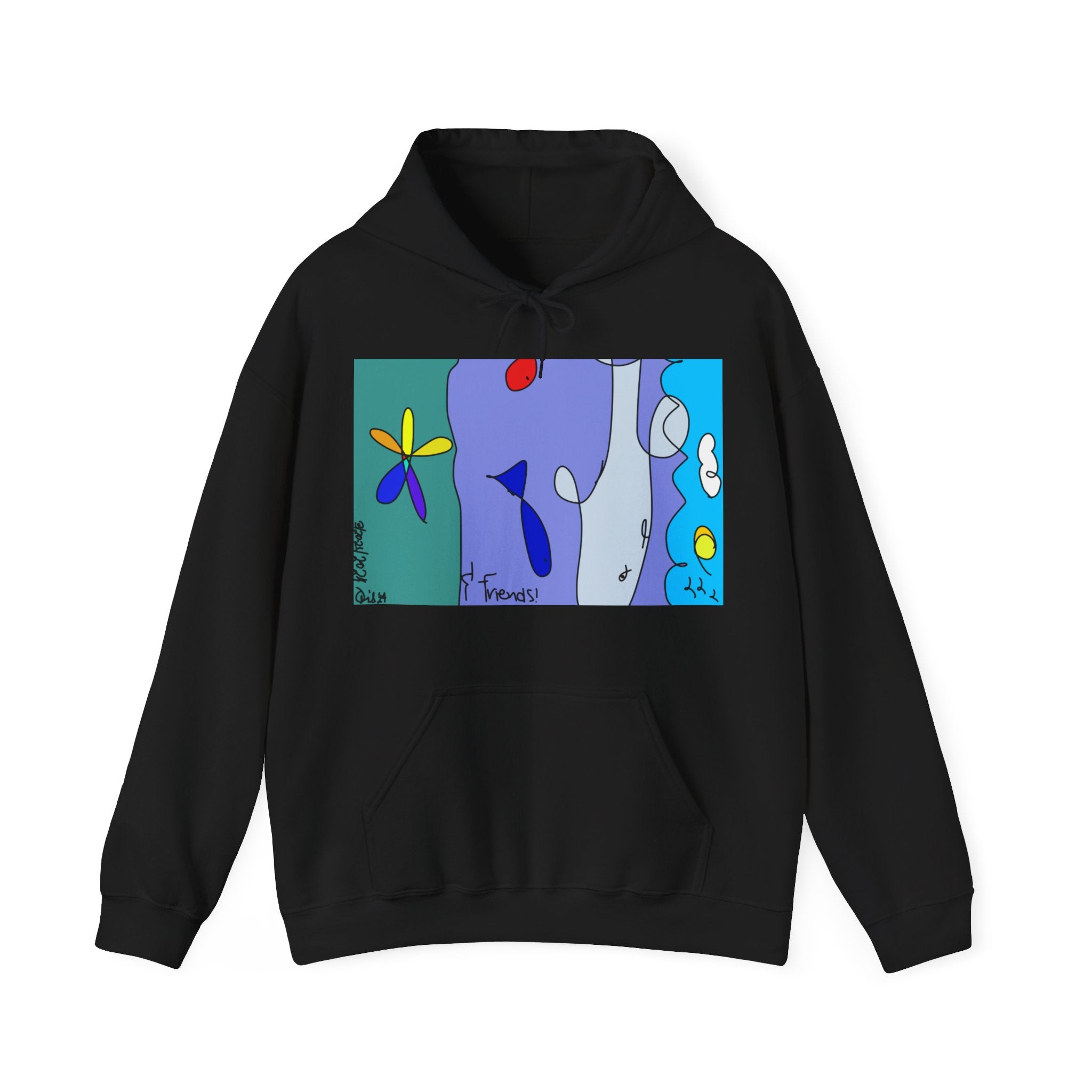 Dolphin & Friends Unisex Heavy Blend™ Hooded Sweatshirt