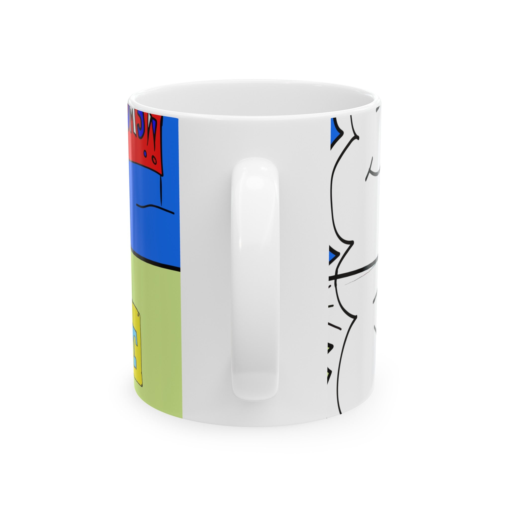 Go Om’s Go Ceramic Mug, (11oz, 15oz)