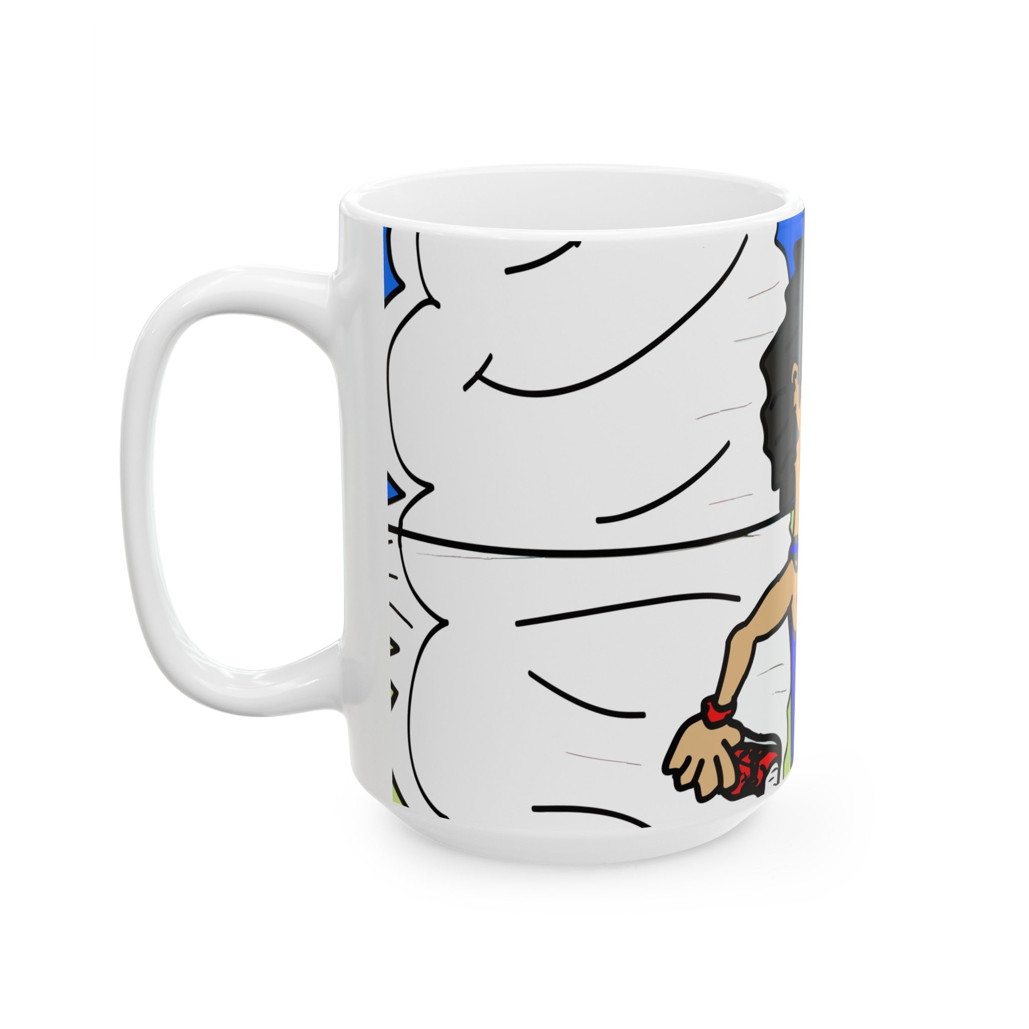 Go Om’s Go Ceramic Mug, (11oz, 15oz)