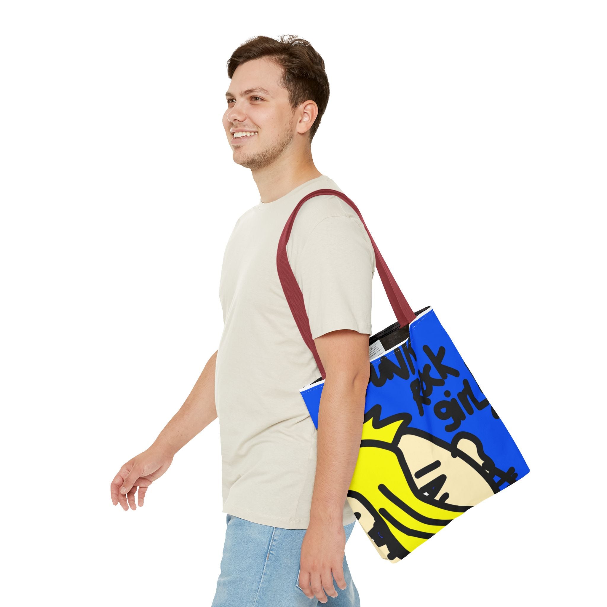 80’s Punk Rock Girl - Tote Bag (AOP)