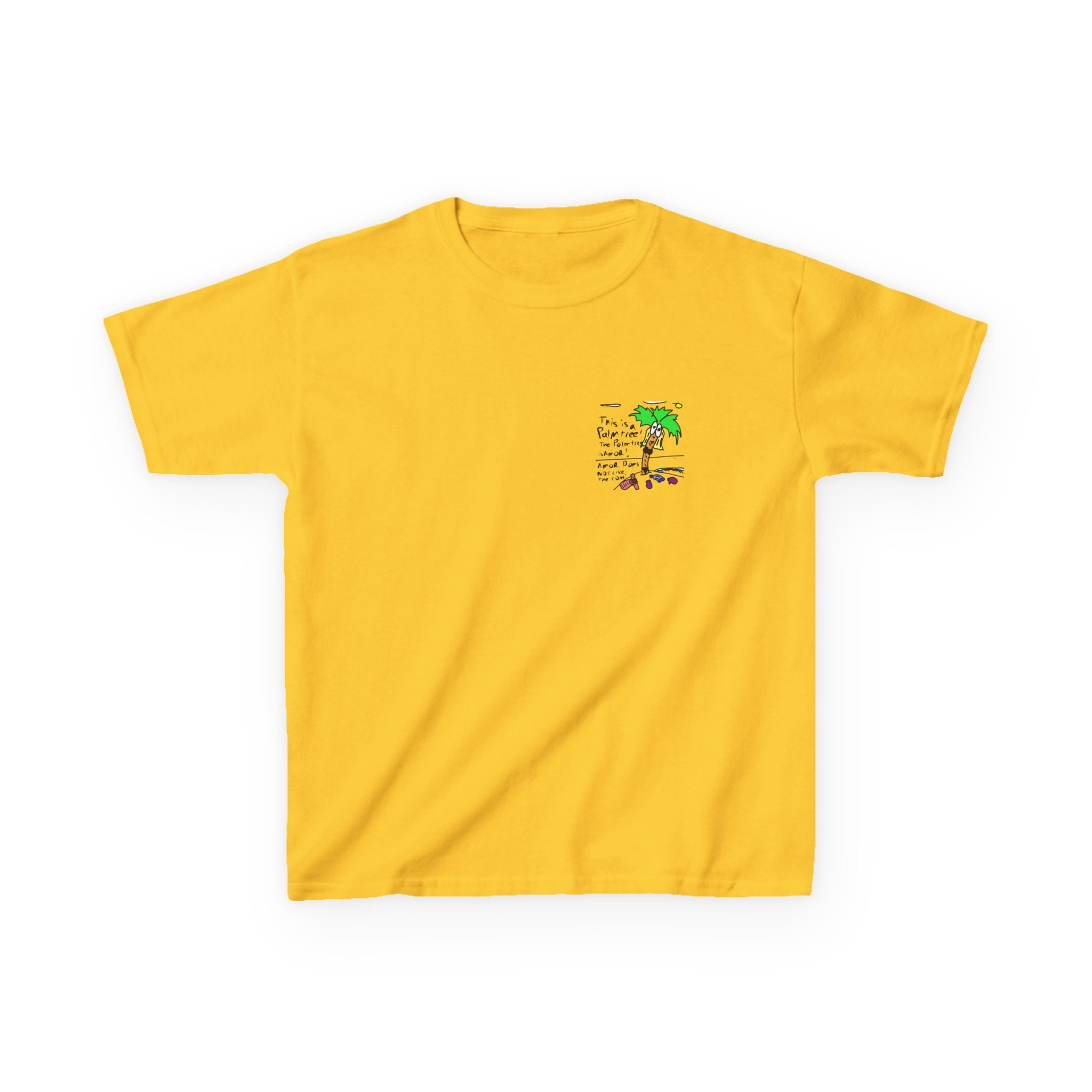 Amor the Palm Tree - Kids Unisex Garment-Dyed T-shirt