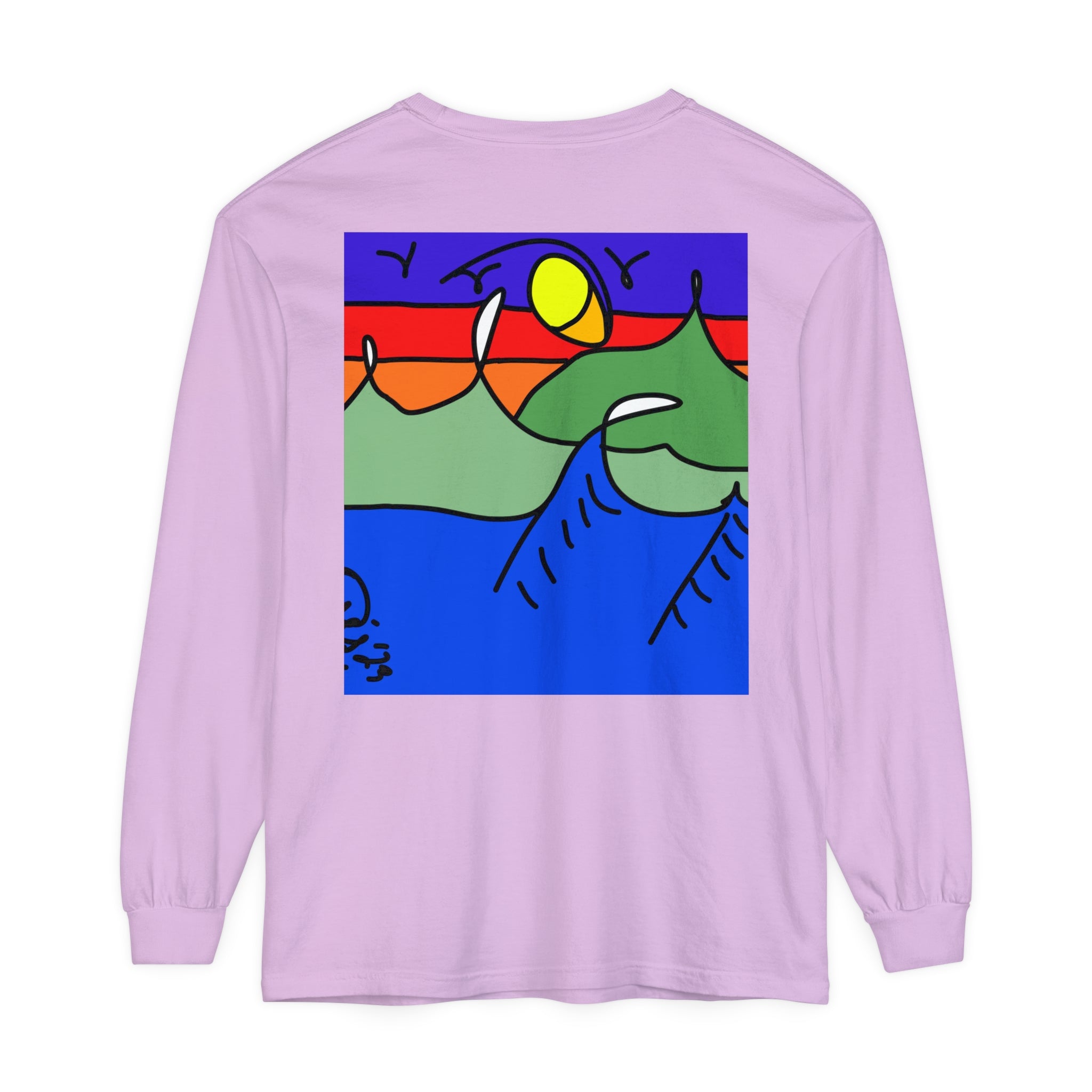 Snowy peaks - Unisex Long Sleeve T-Shirt