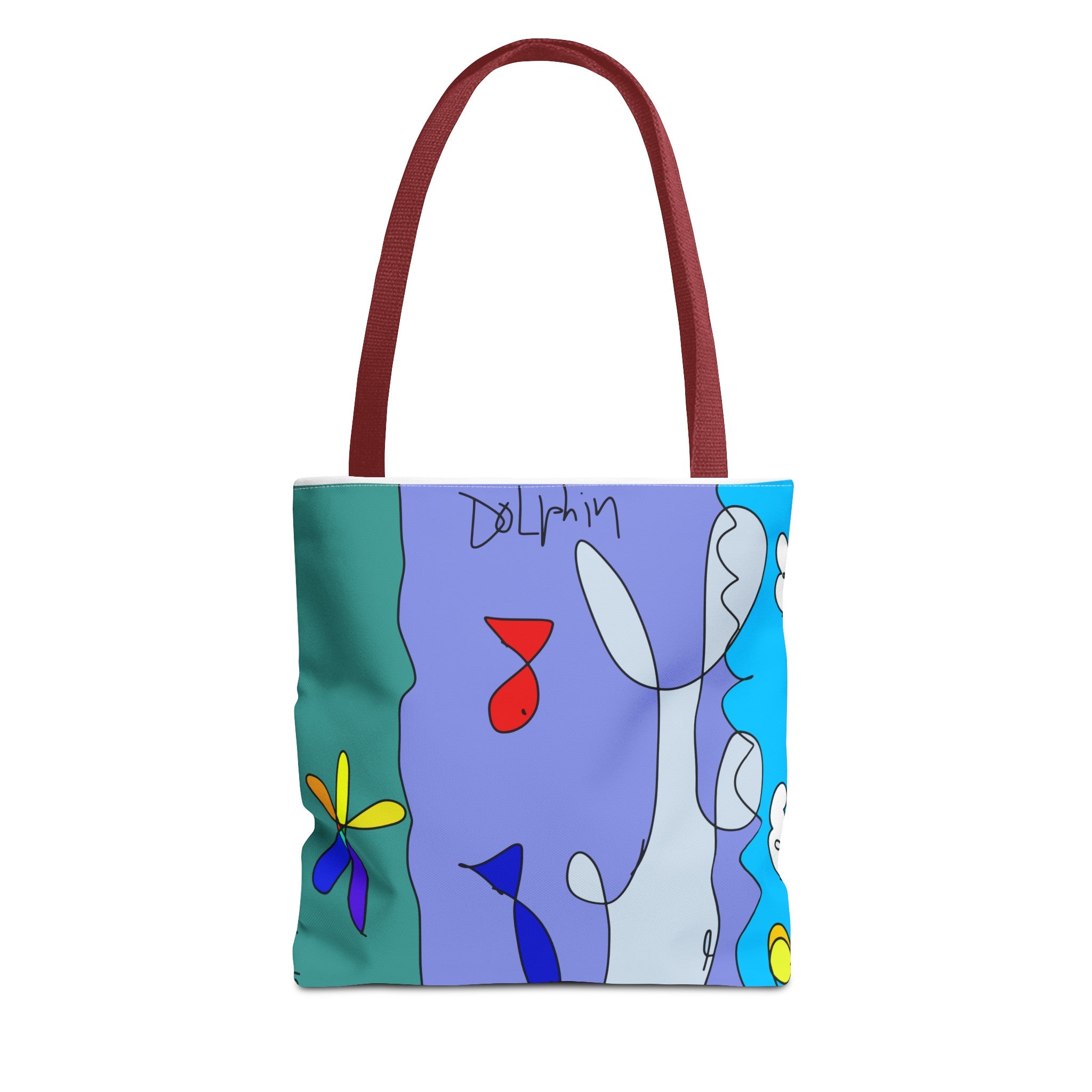 Dolphin & Friends Tote Bag (AOP)