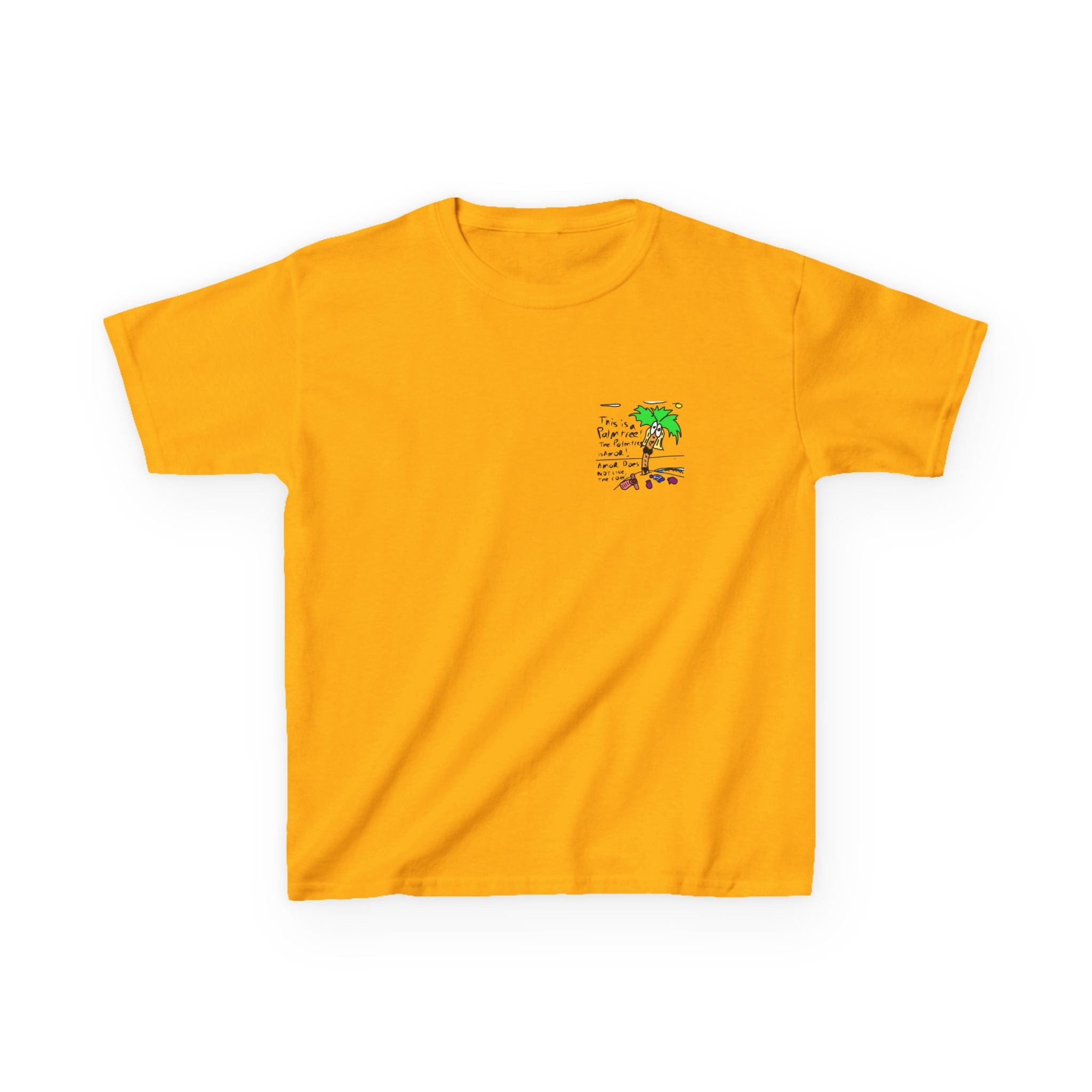 Amor the Palm Tree - Kids Unisex Garment-Dyed T-shirt
