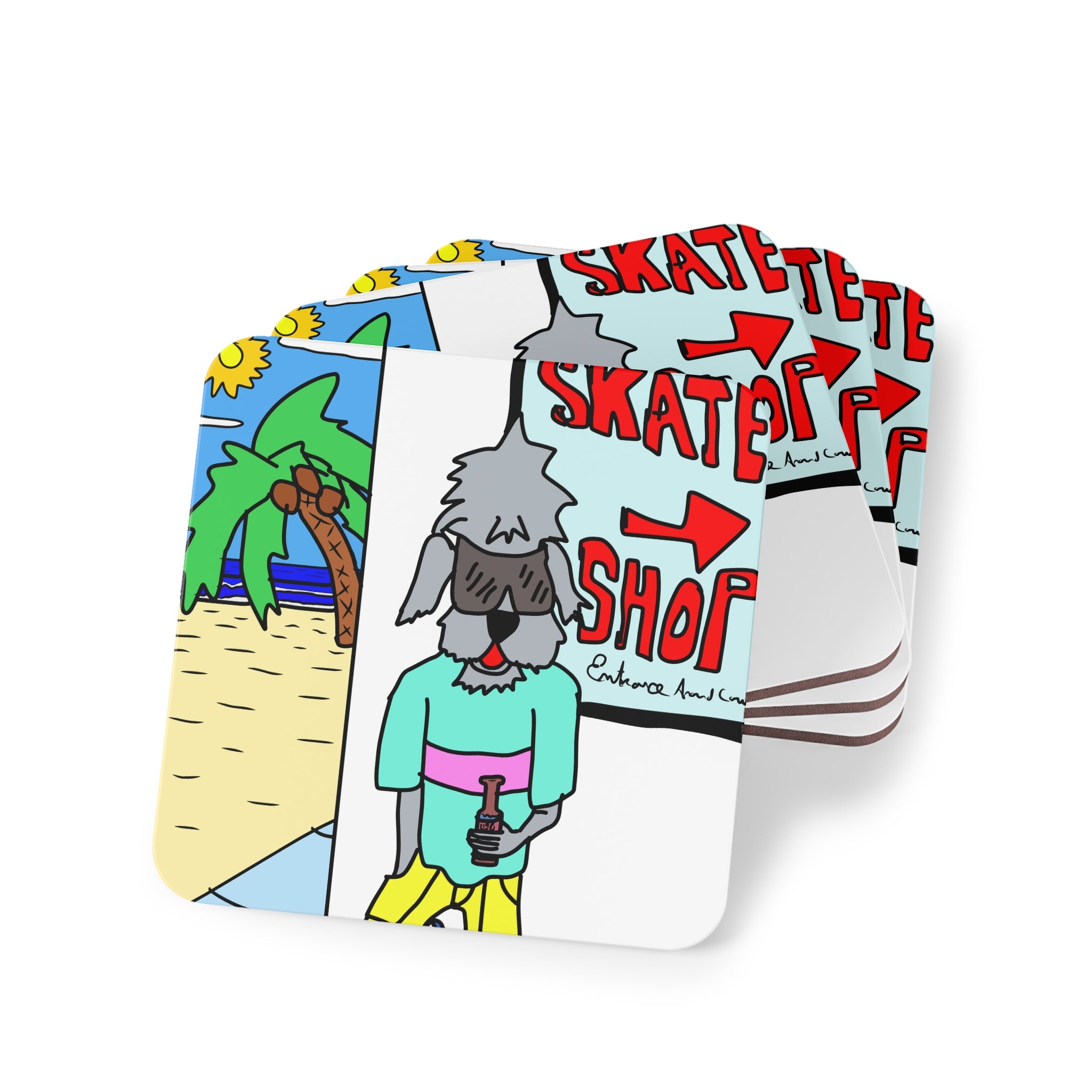 Old Dogs New Tricks - Rufus Coasters