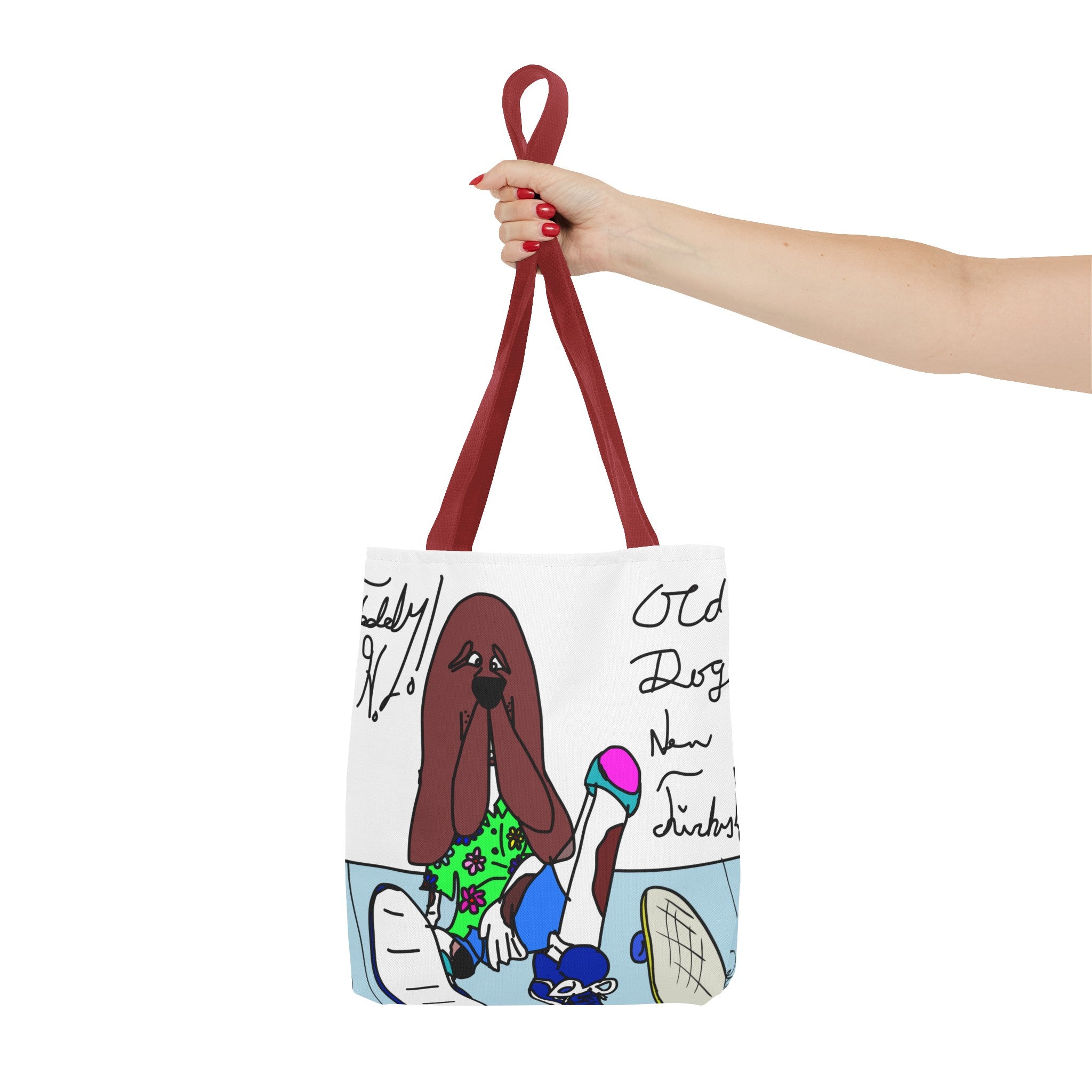 Old Dogs New Tricks - Teddy H Tote Bag (AOP)