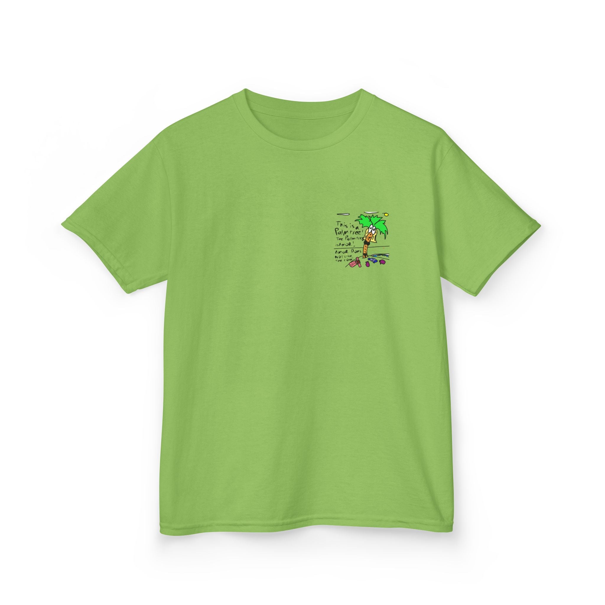 Amor the Palm Tree - Kids Unisex Garment-Dyed T-shirt