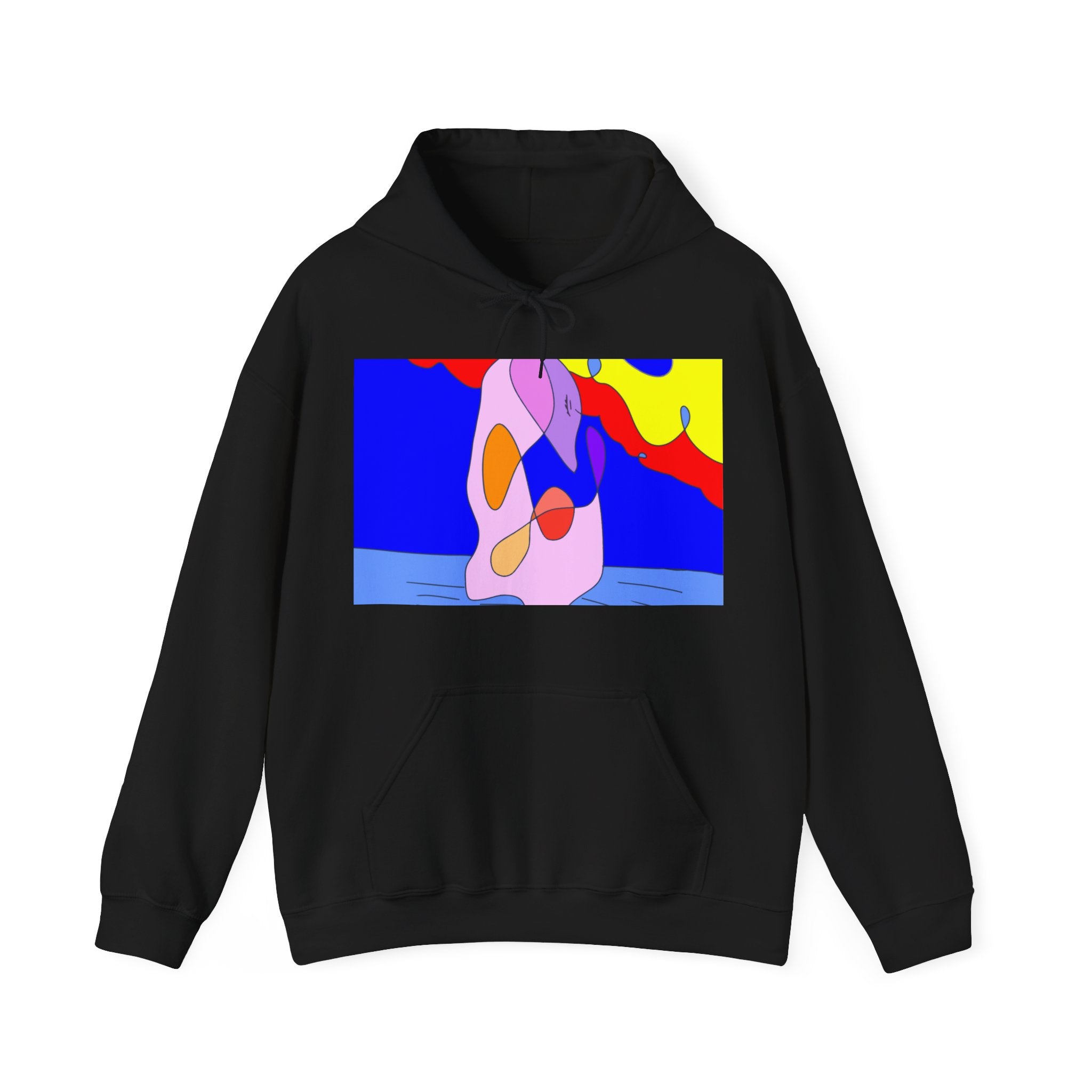 Pink Swan Unisex Heavy Blend™ Hooded Sweatshirt