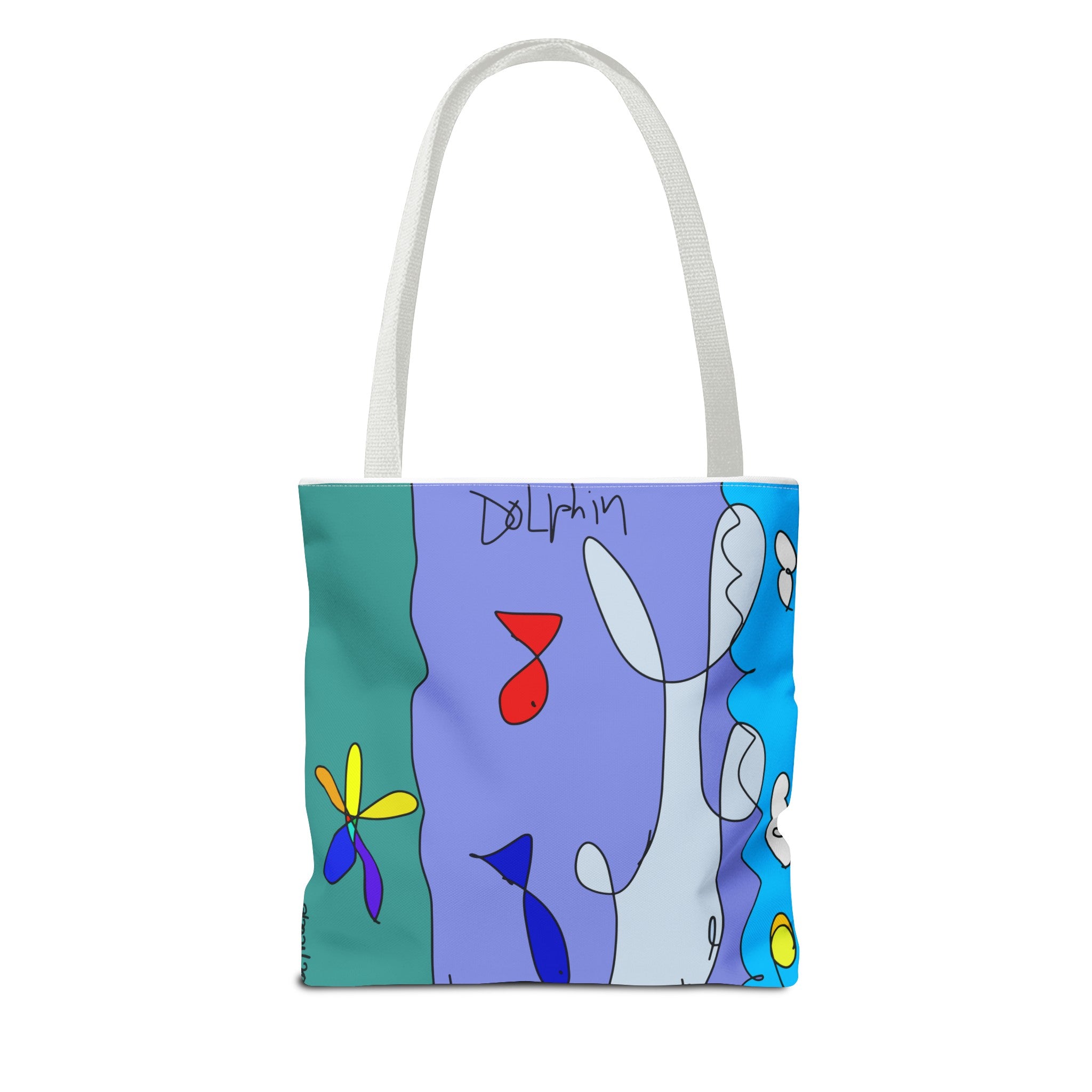 Dolphin & Friends Tote Bag (AOP)