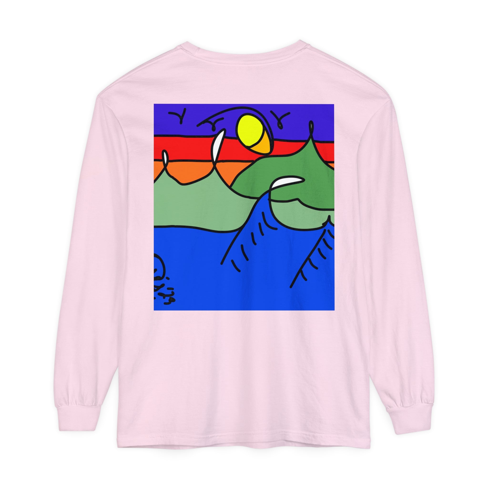 Snowy peaks - Unisex Long Sleeve T-Shirt