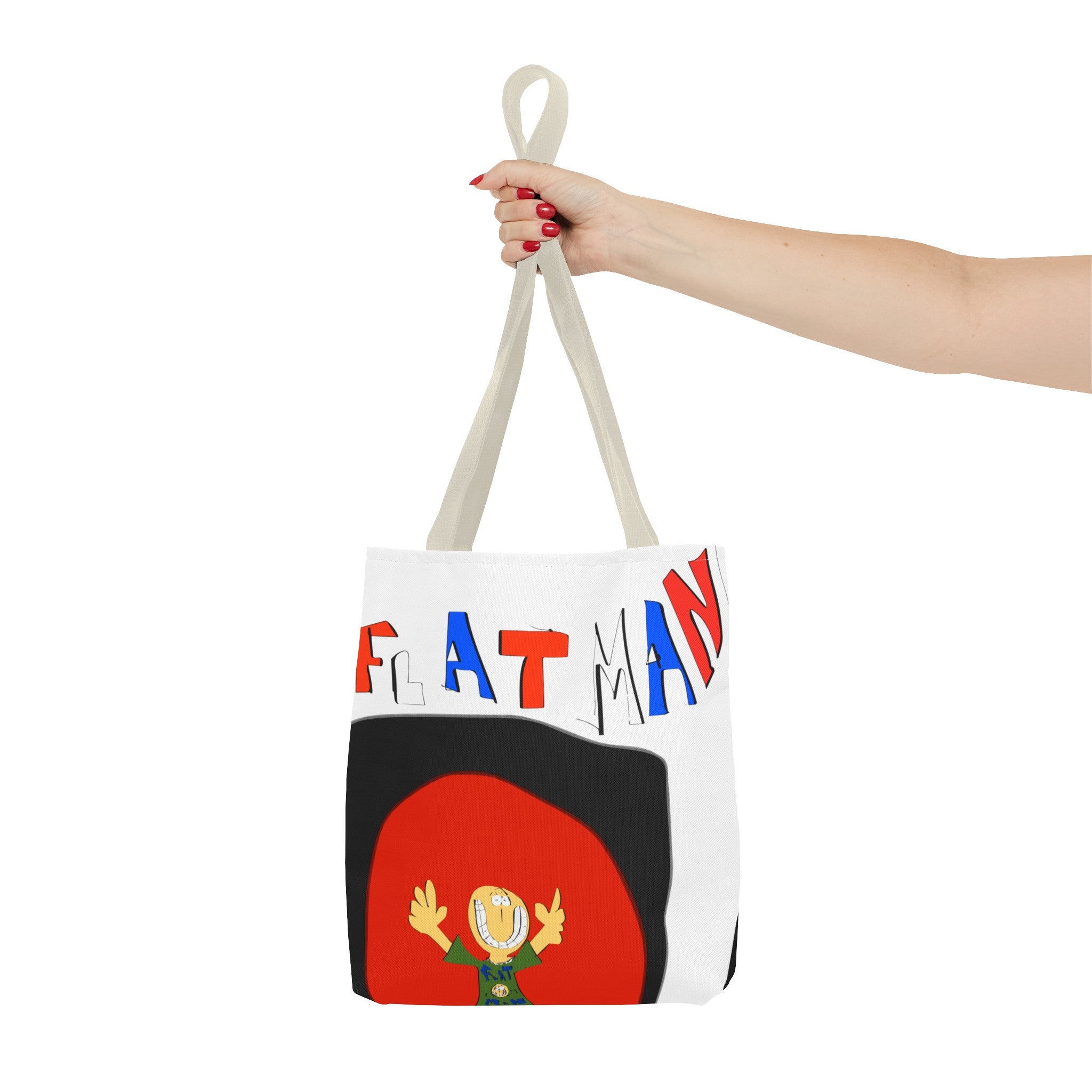 Flat Man Tote Bag (AOP)