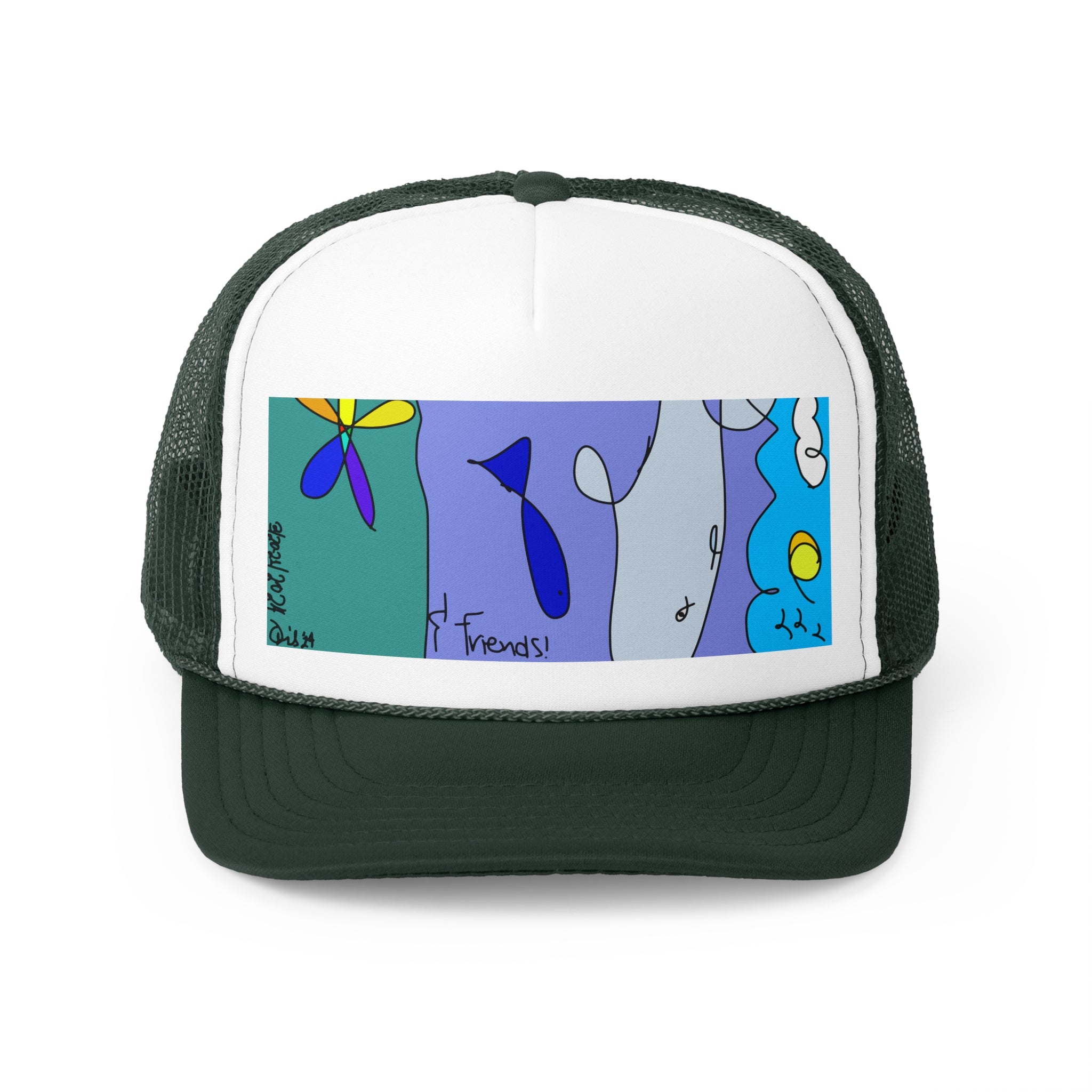 Dolphin & Friends Trucker Caps