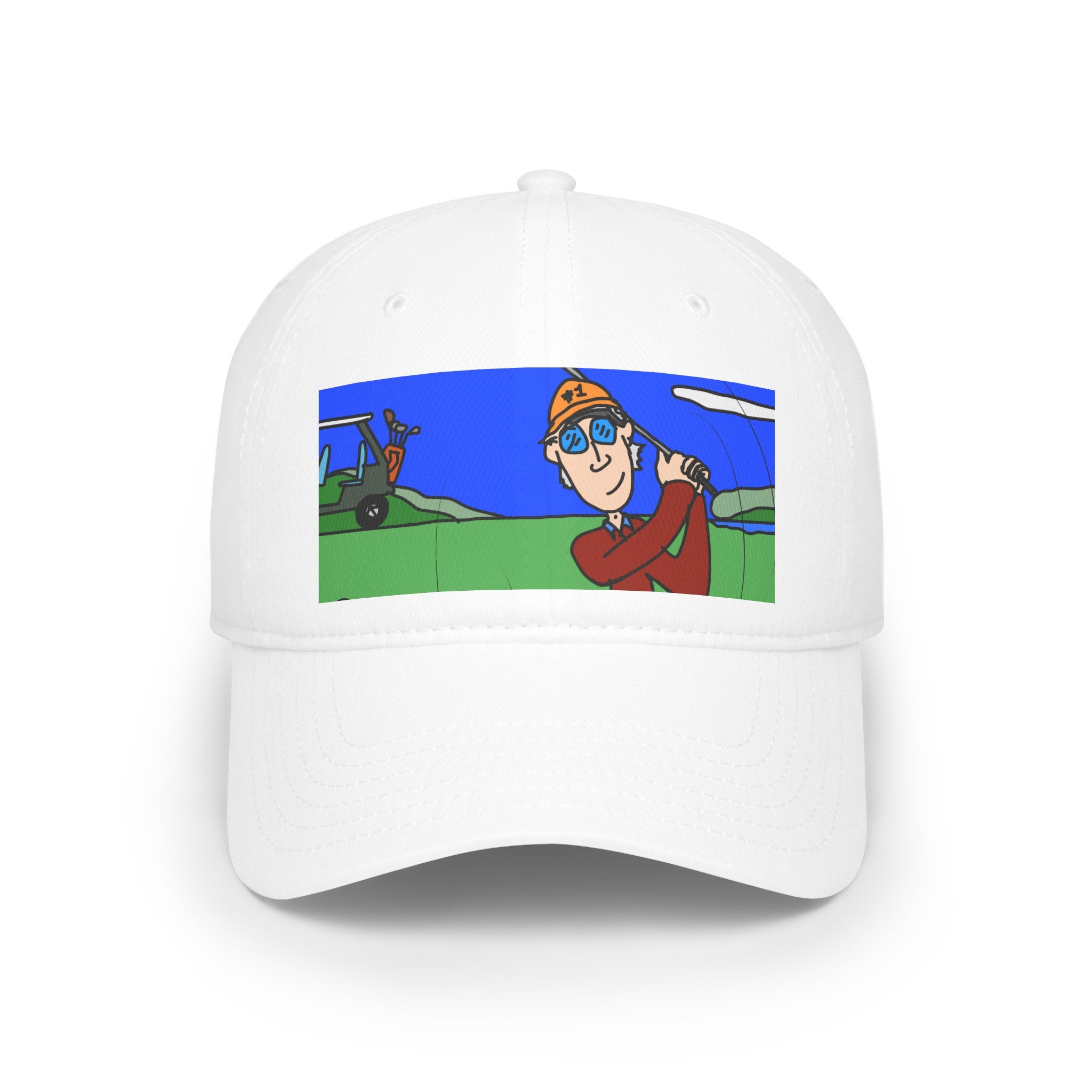 Hole In 1 Low Profile Baseball Cap