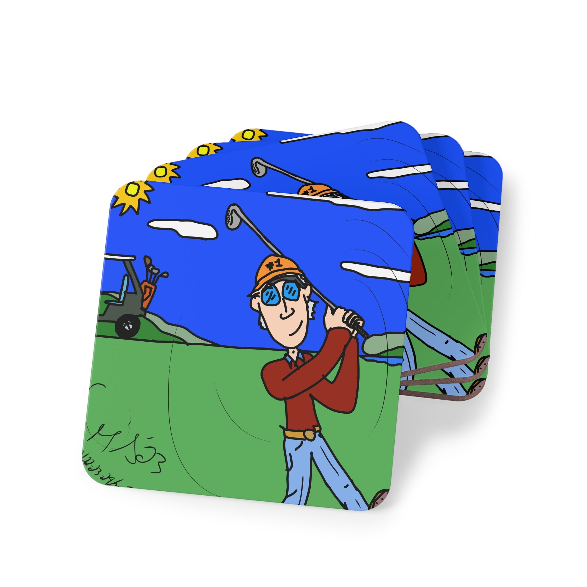 Hole In 1 Coasters