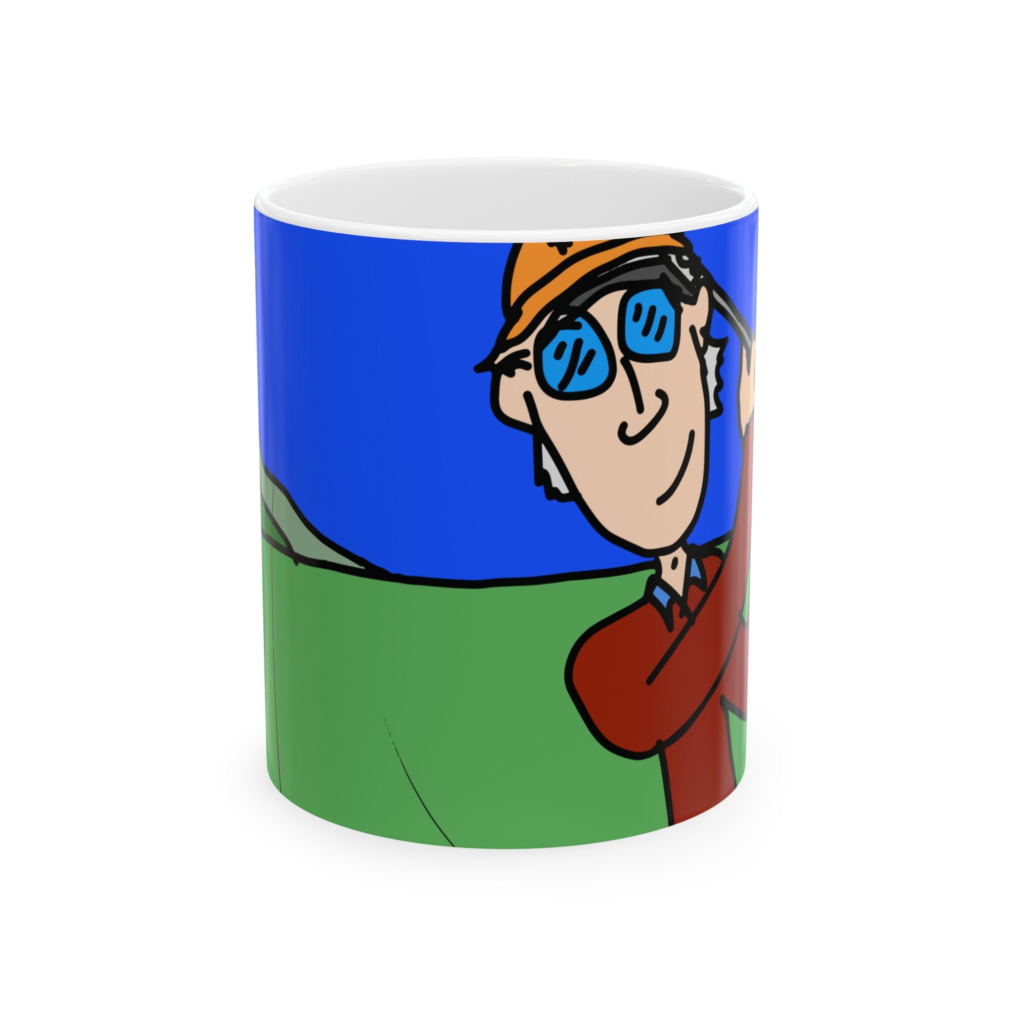 Hole In 1 Ceramic Mug, (11oz, 15oz)