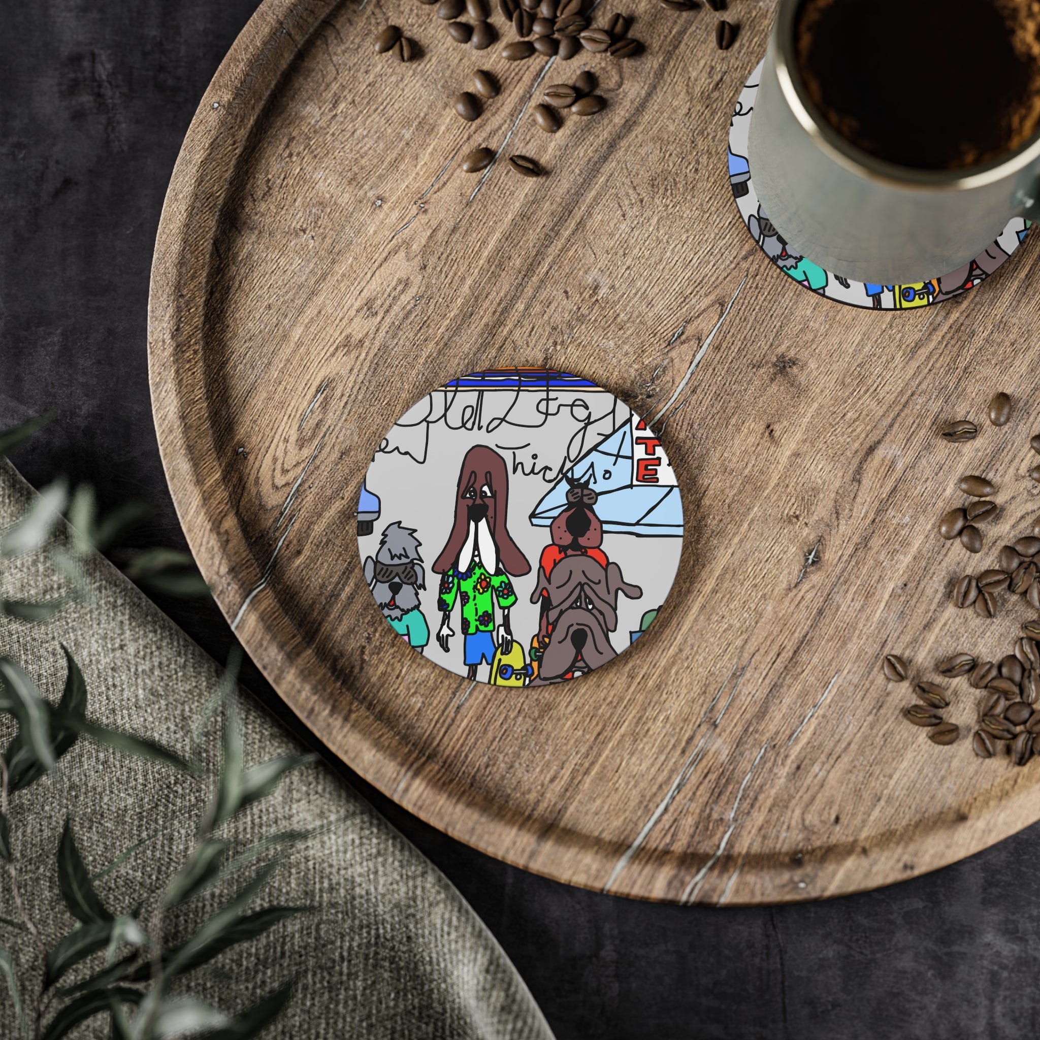 Old Dogs New Tricks Coasters