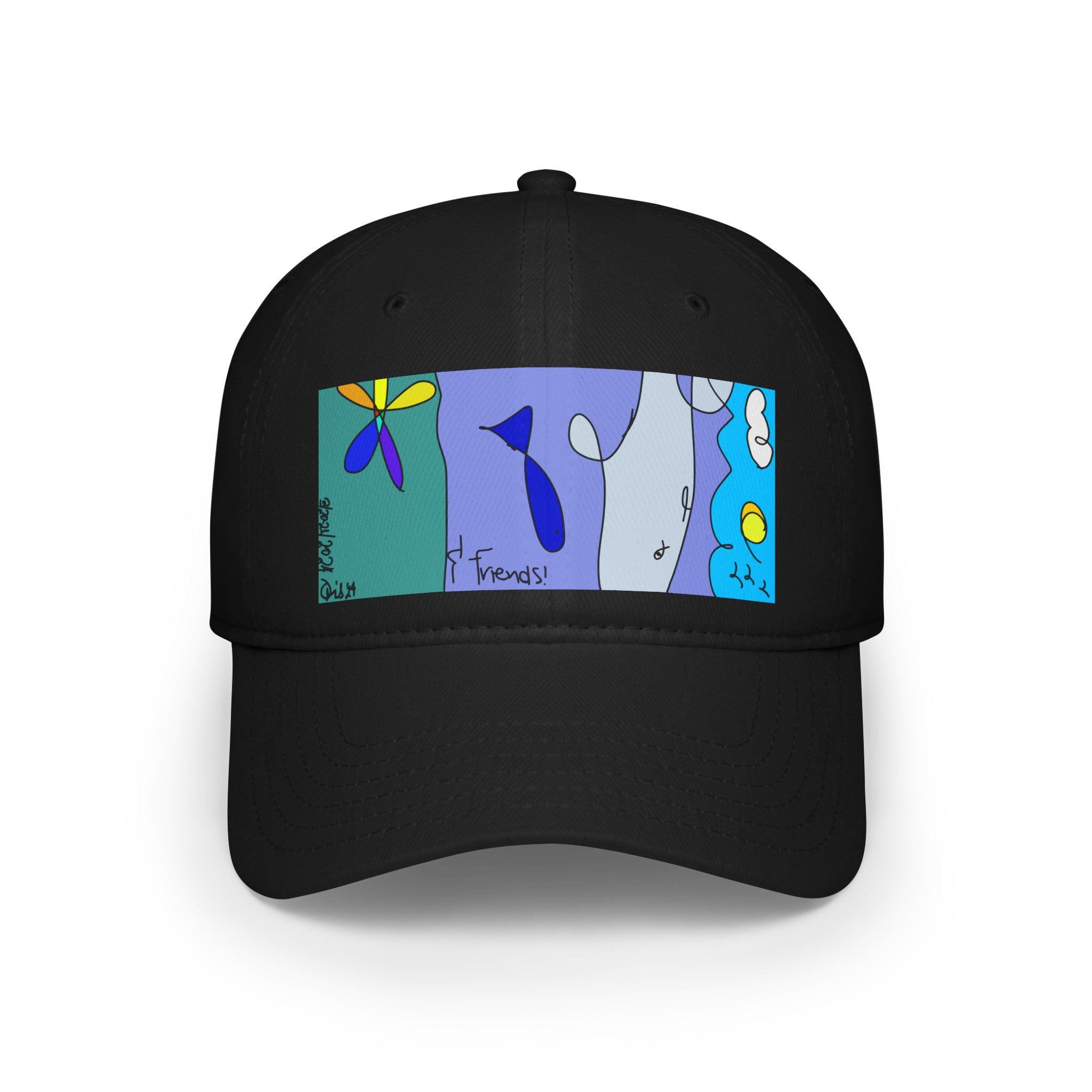 Dolphin & Friends Low Profile Baseball Cap