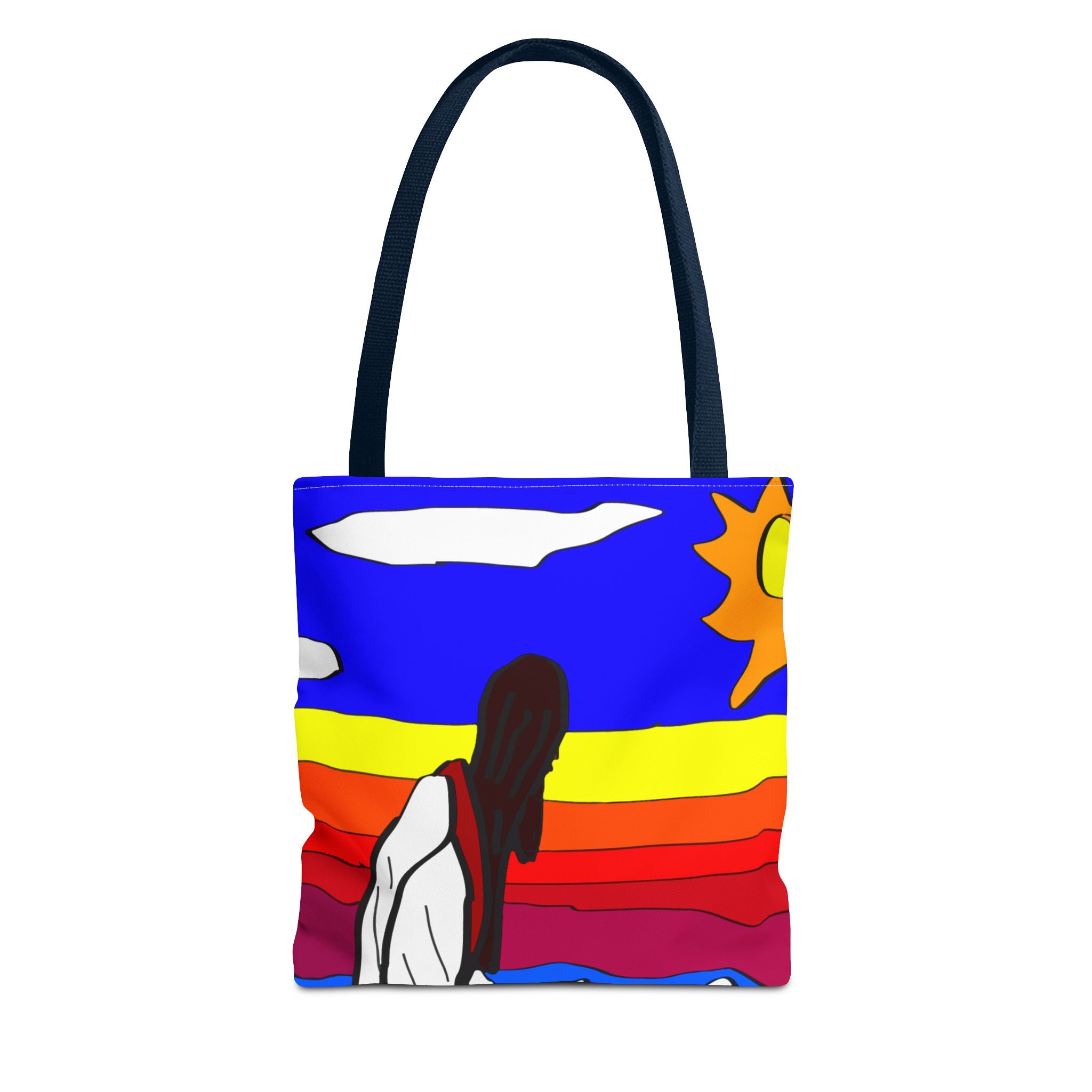 Jesus Surfs - Walks on Water - Tote Bag (AOP)