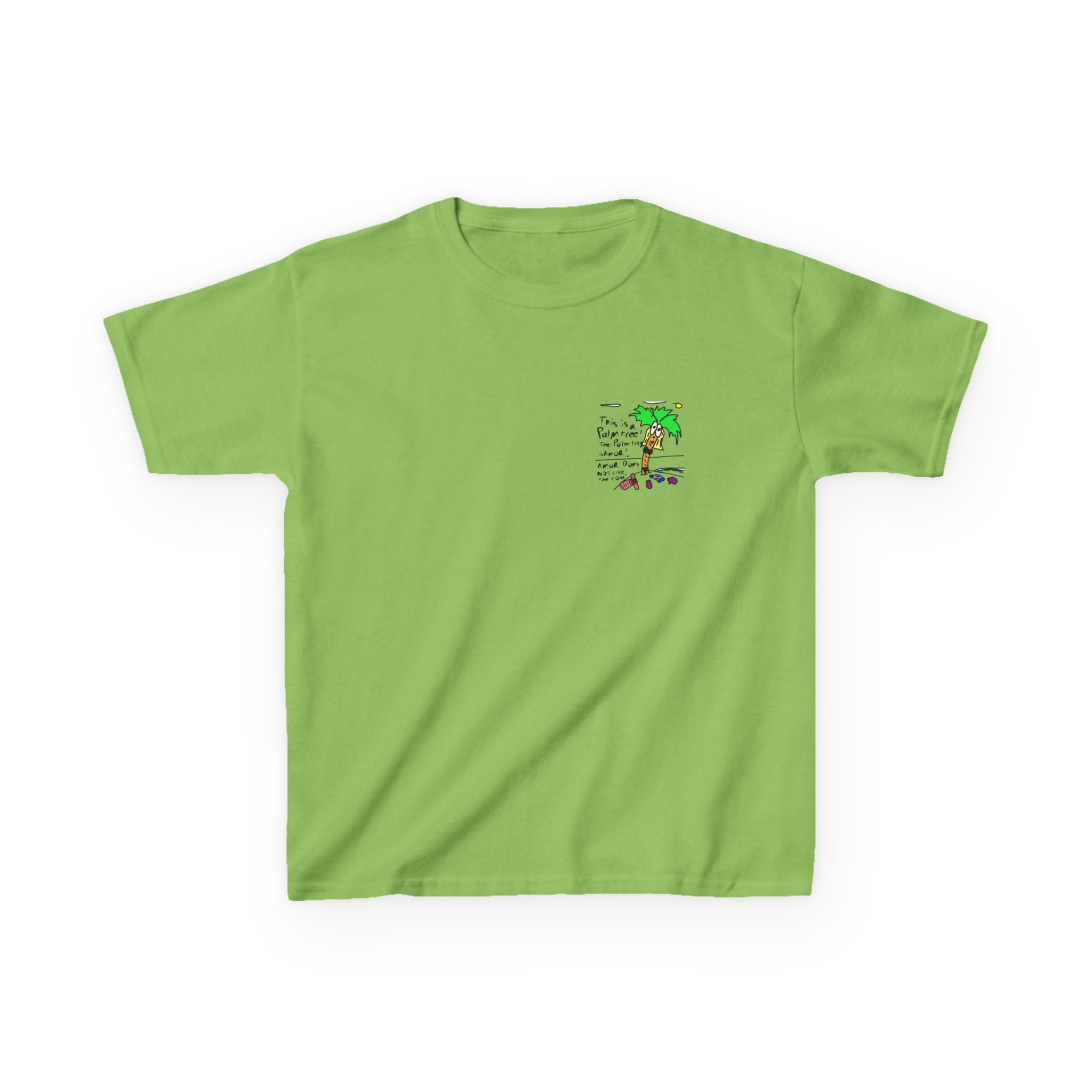 Amor the Palm Tree - Kids Unisex Garment-Dyed T-shirt