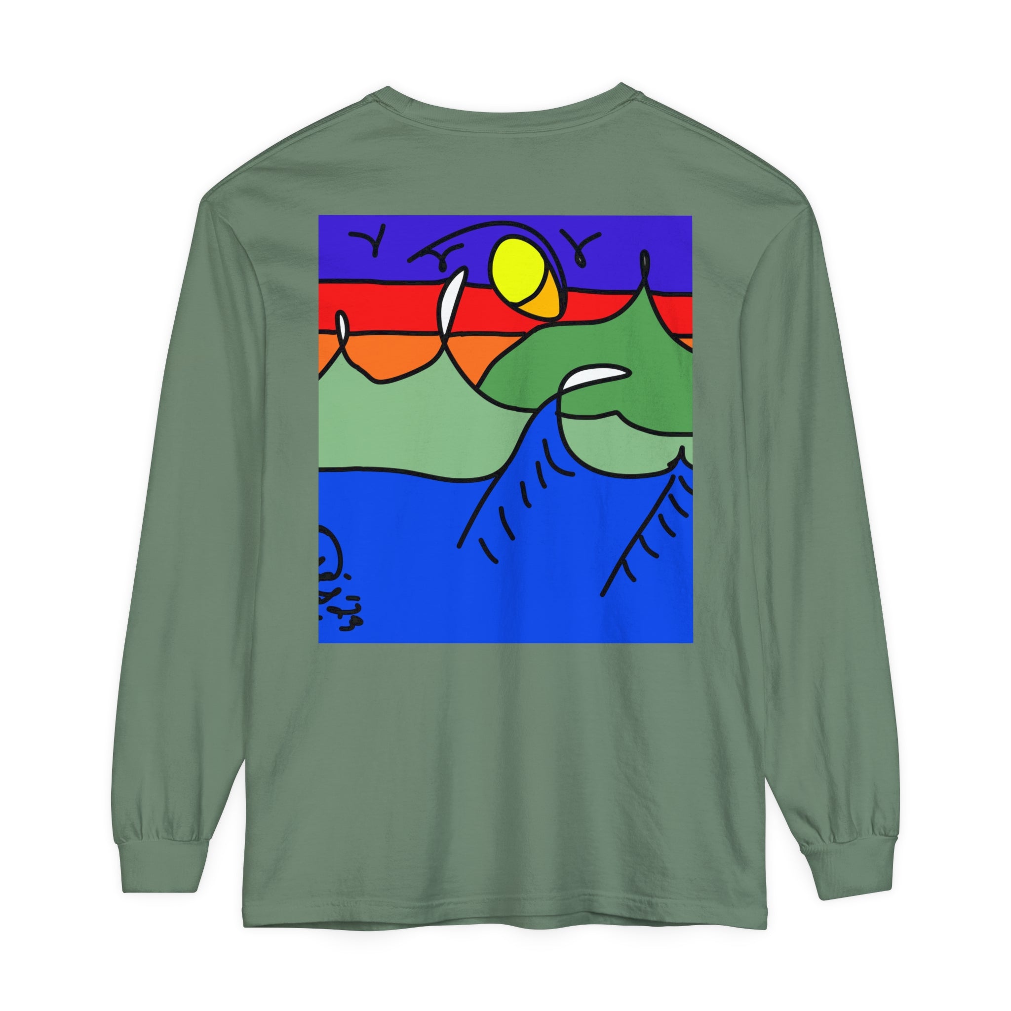 Snowy peaks - Unisex Long Sleeve T-Shirt