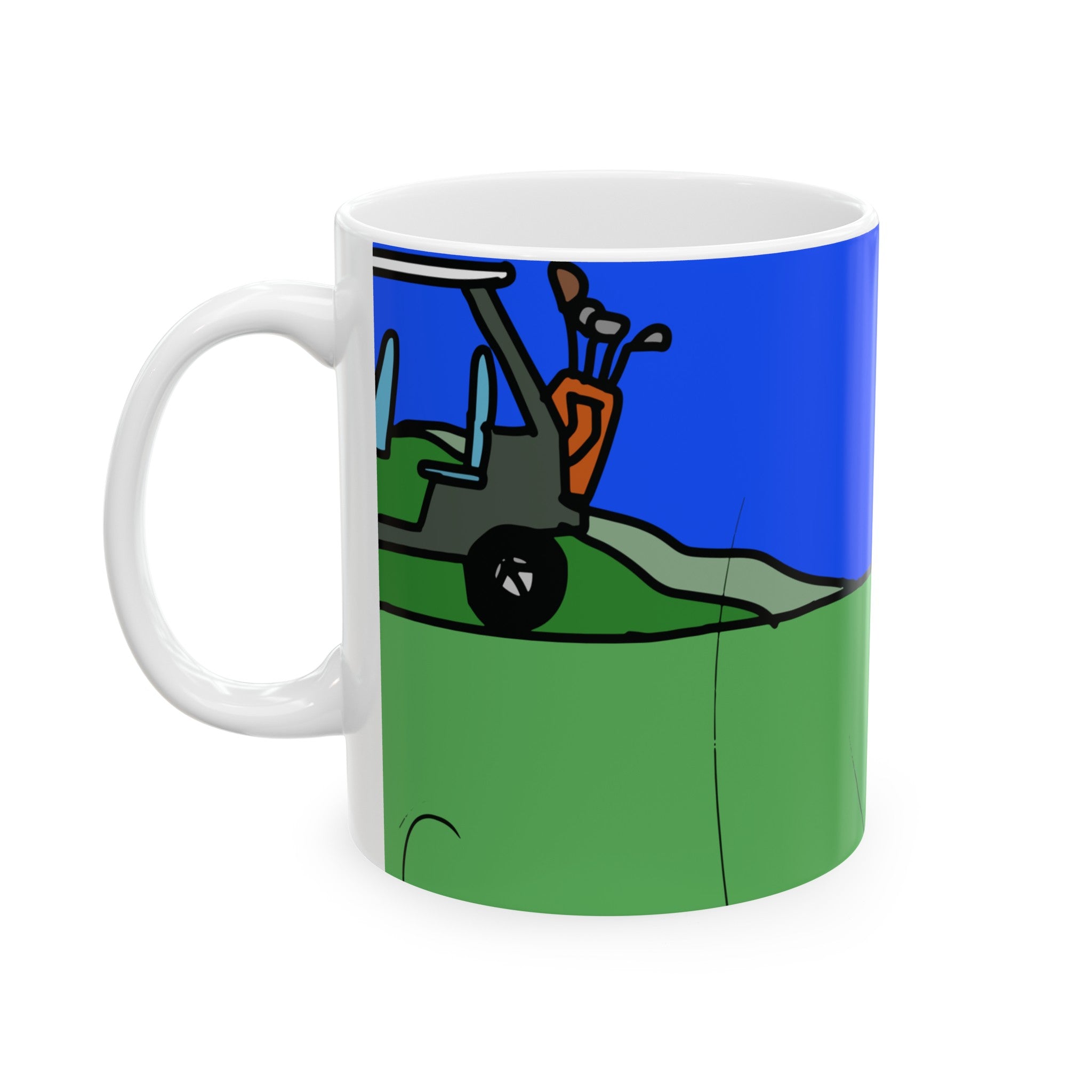 Hole In 1 Ceramic Mug, (11oz, 15oz)