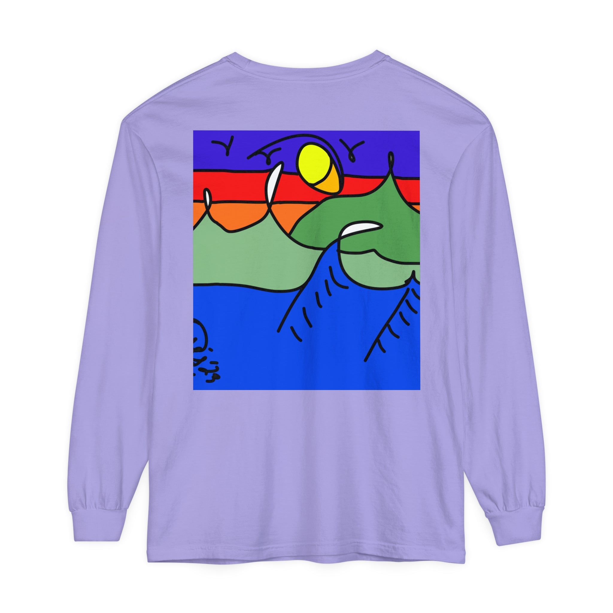 Snowy peaks - Unisex Long Sleeve T-Shirt