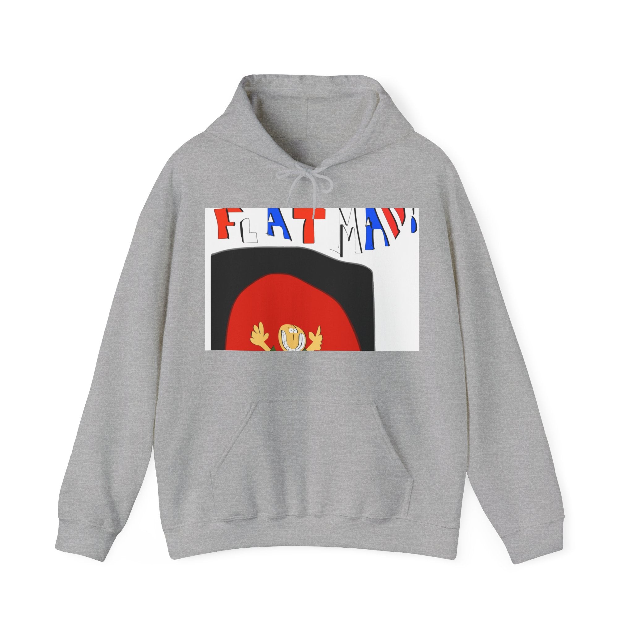 Flat Man Unisex Heavy Blend™ Hooded Sweatshirt