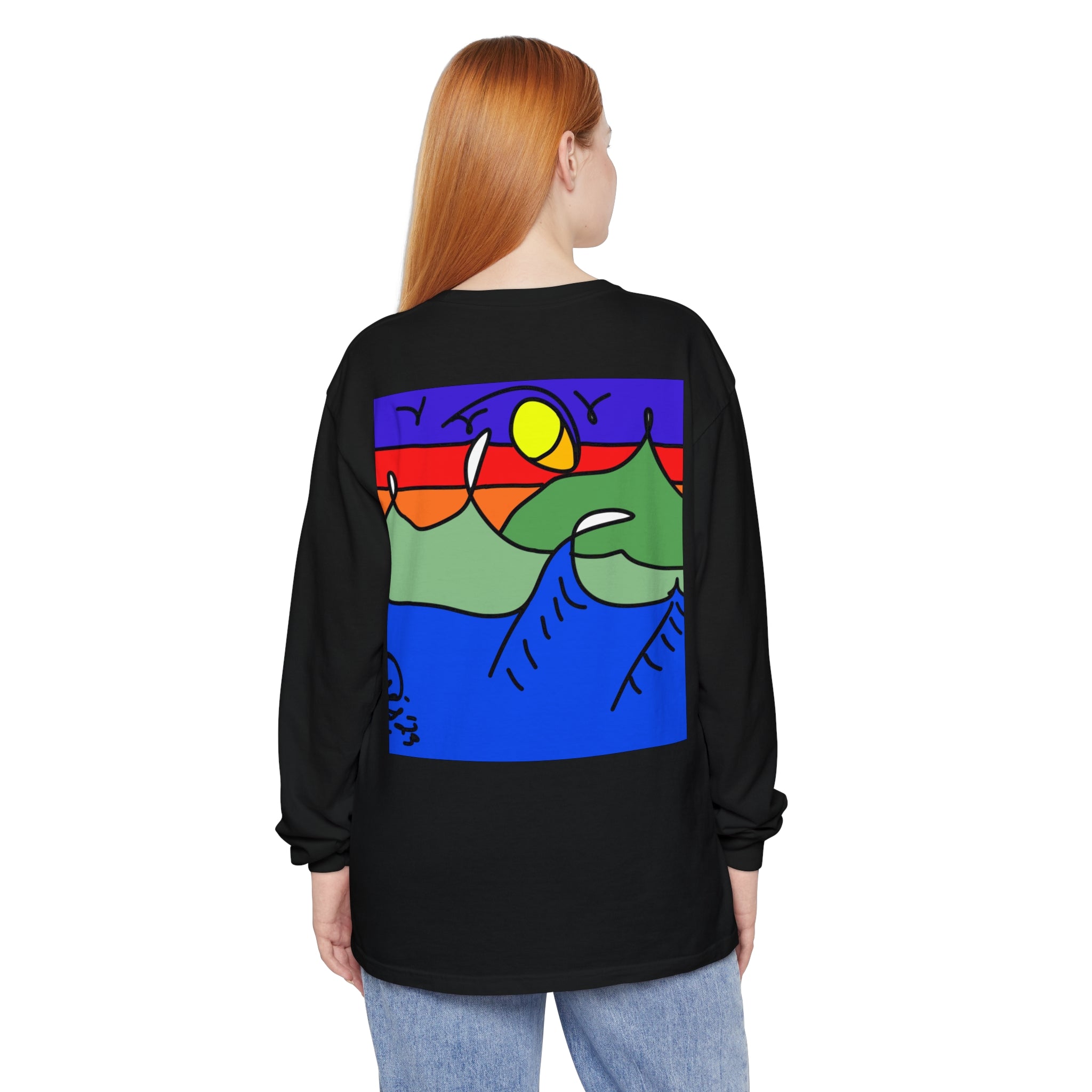 Snowy peaks - Unisex Long Sleeve T-Shirt