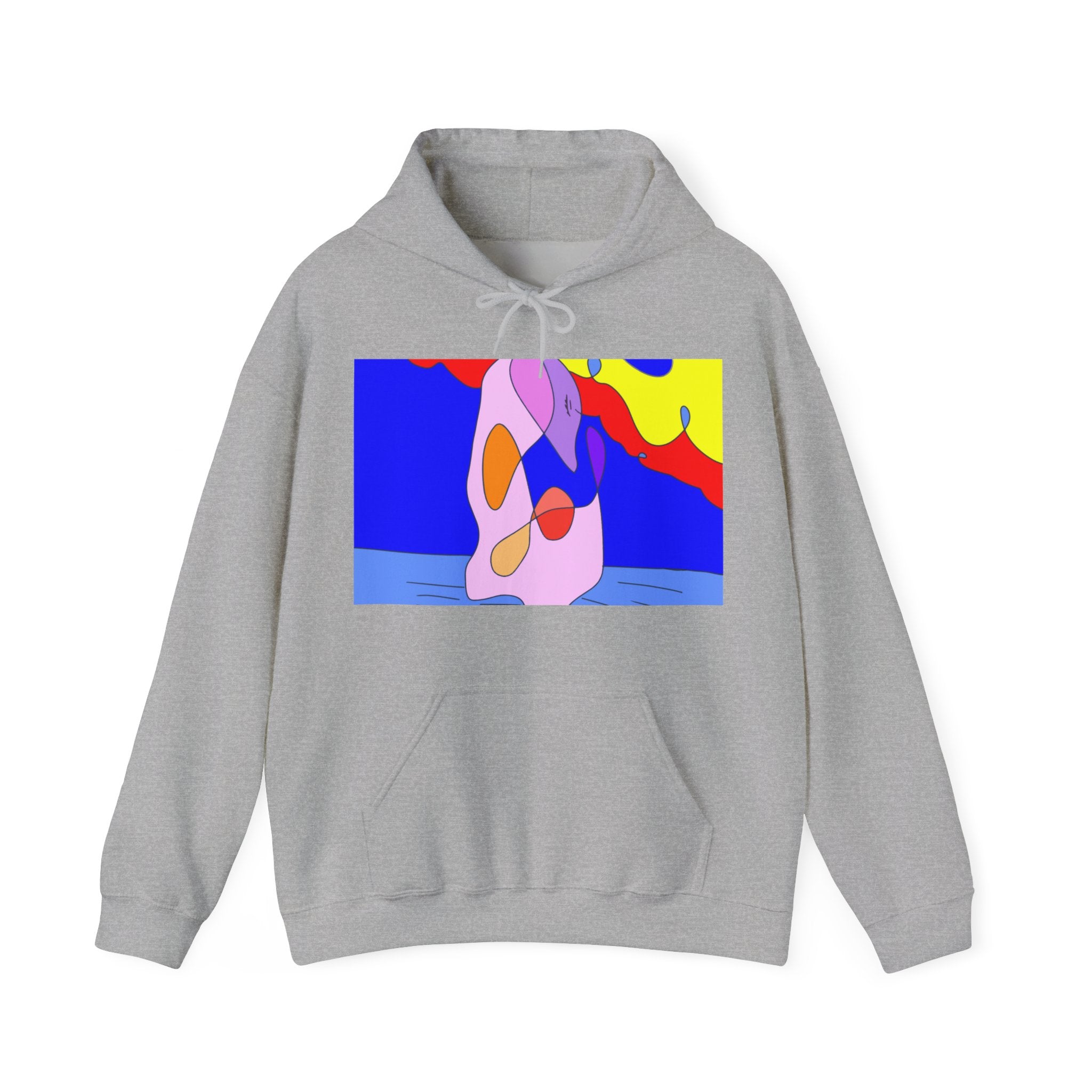 Pink Swan Unisex Heavy Blend™ Hooded Sweatshirt