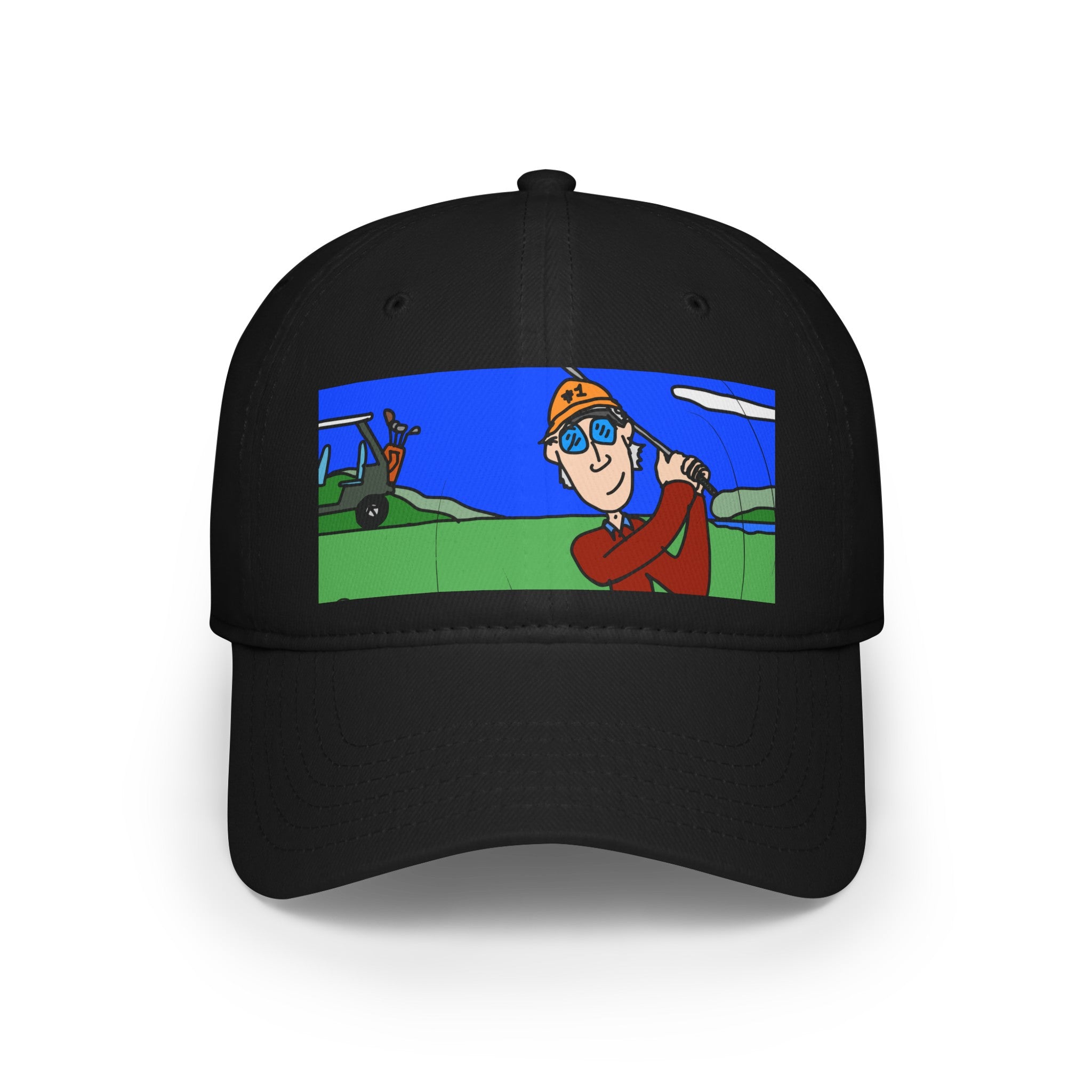 Hole In 1 Low Profile Baseball Cap