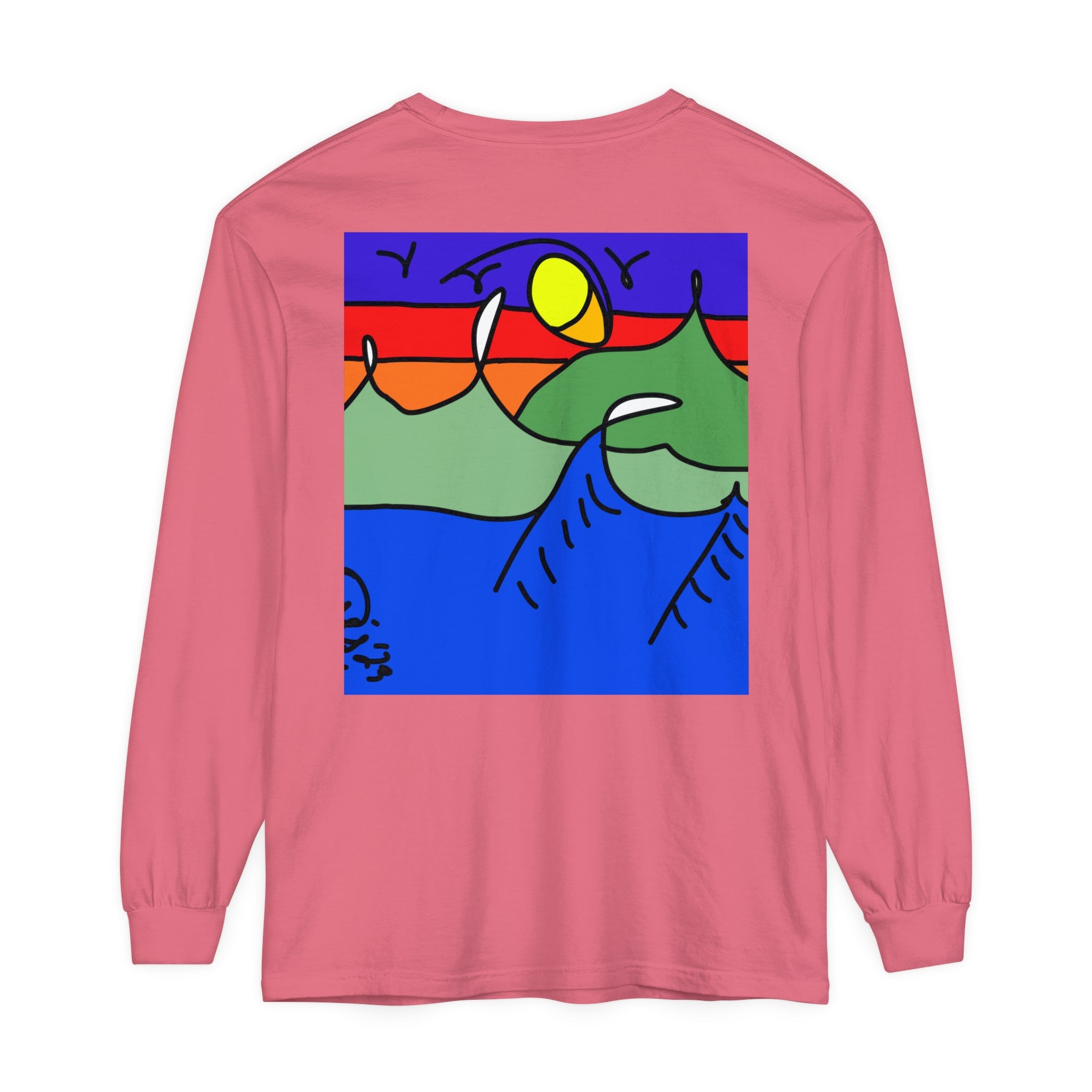 Snowy peaks - Unisex Long Sleeve T-Shirt