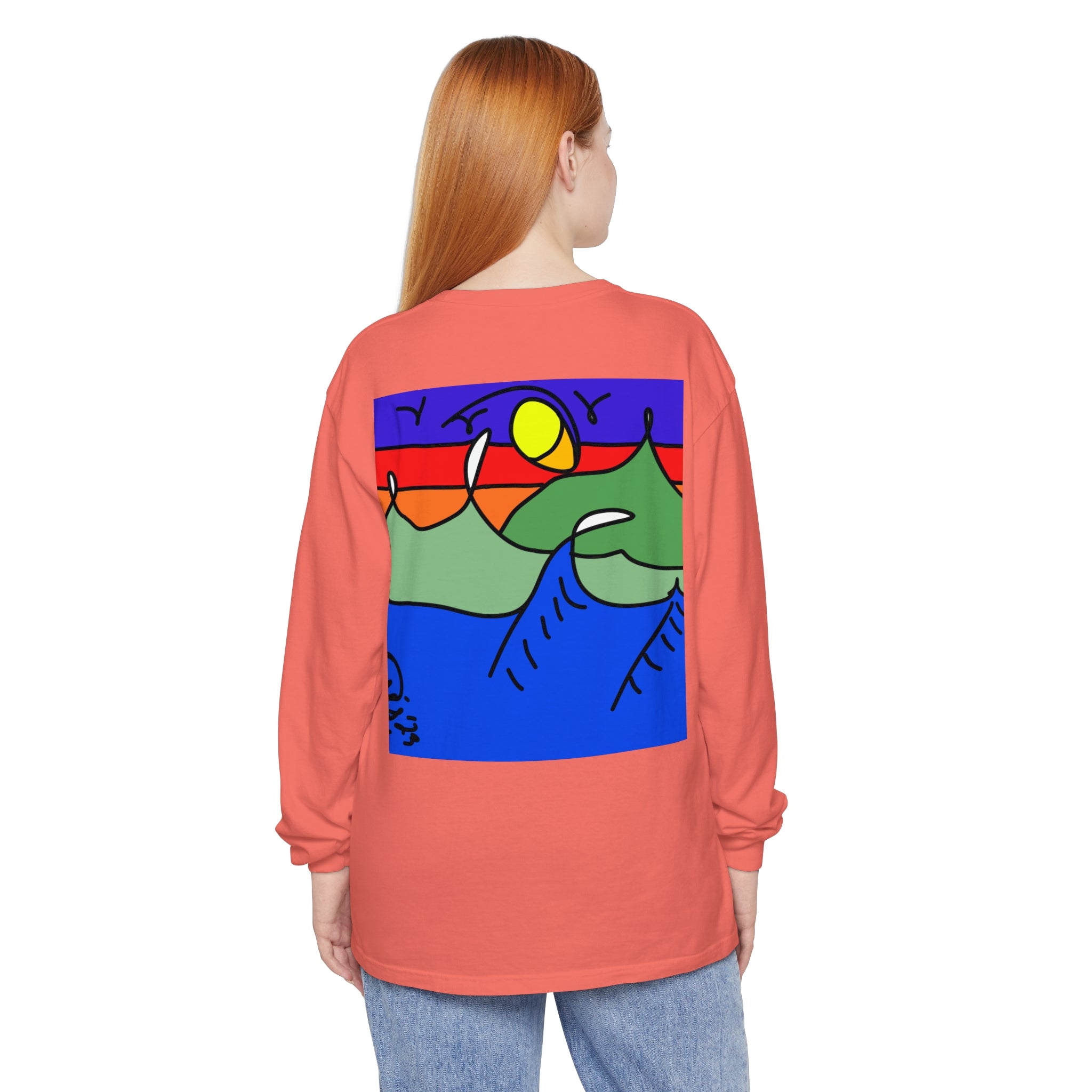 Snowy peaks - Unisex Long Sleeve T-Shirt