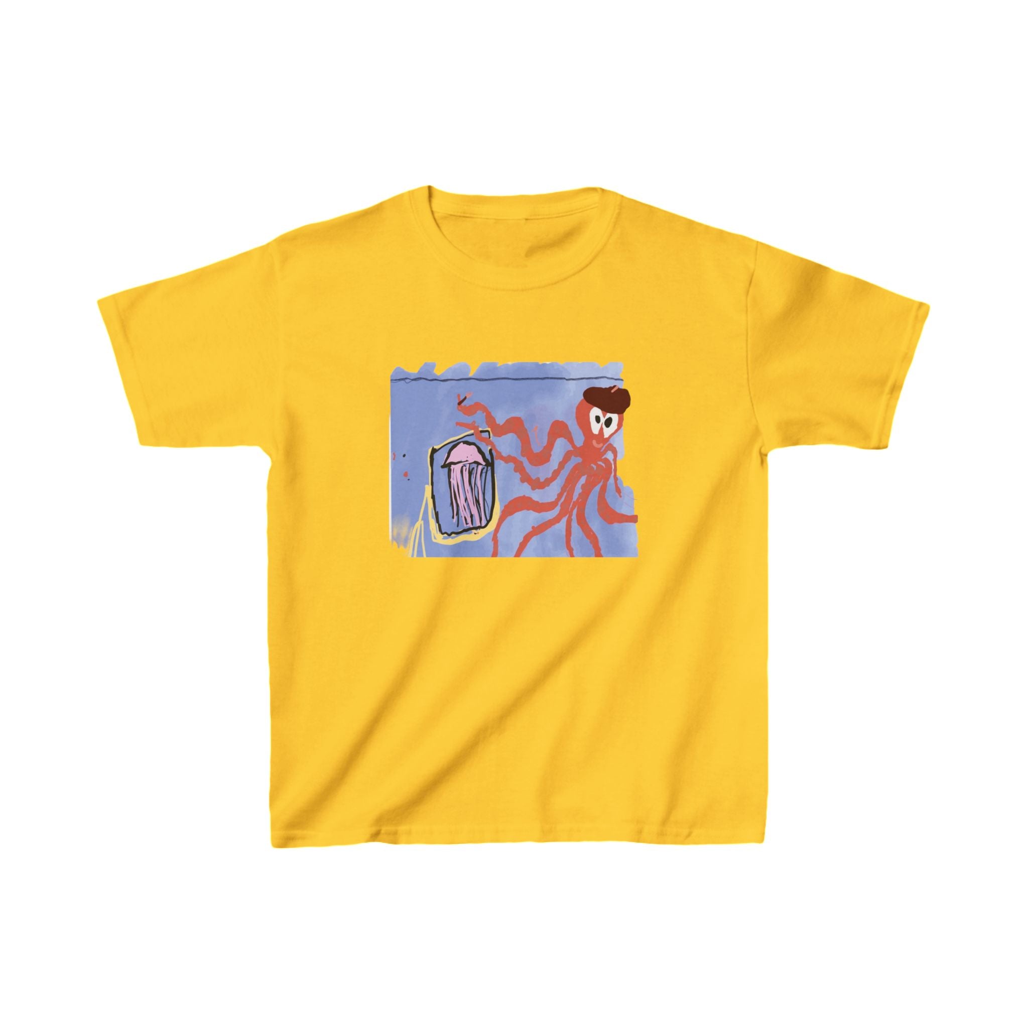 Sky’s Under Sea Masterpiece- Kids Heavy Cotton™ Tee